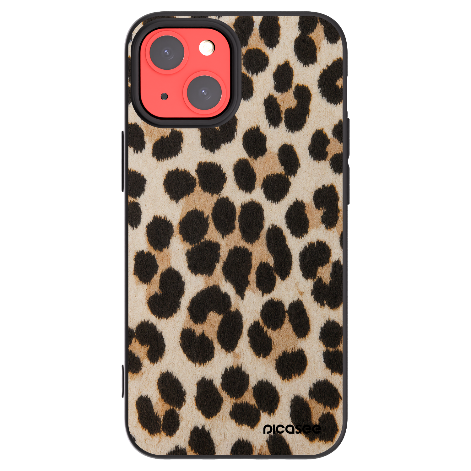 Picasee silikónový čierny obal pre Apple iPhone 13 mini - Brown Tiger