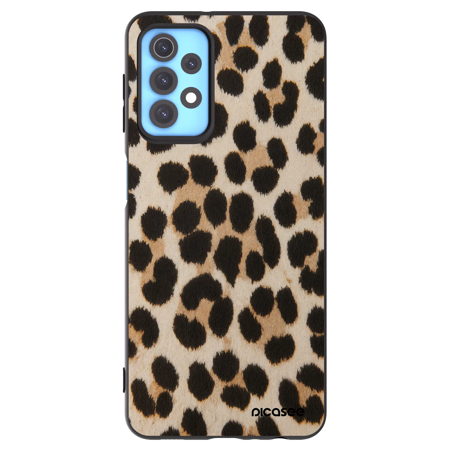 Picasee silikónový čierny obal pre Samsung Galaxy A32 4G SM-A325F - Brown Tiger