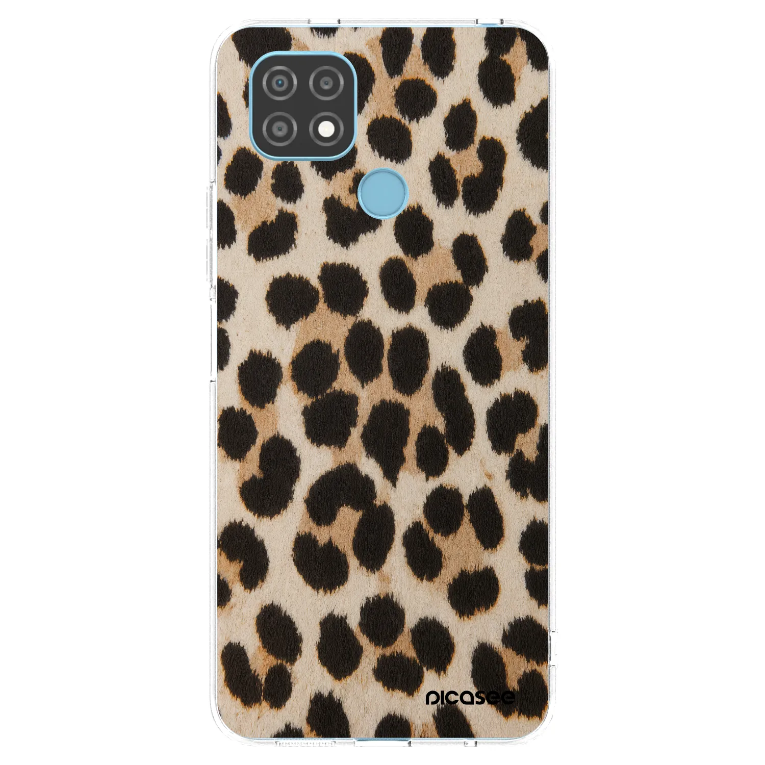 Picasee silikónový prehľadný obal pre Realme C21 - Brown Tiger