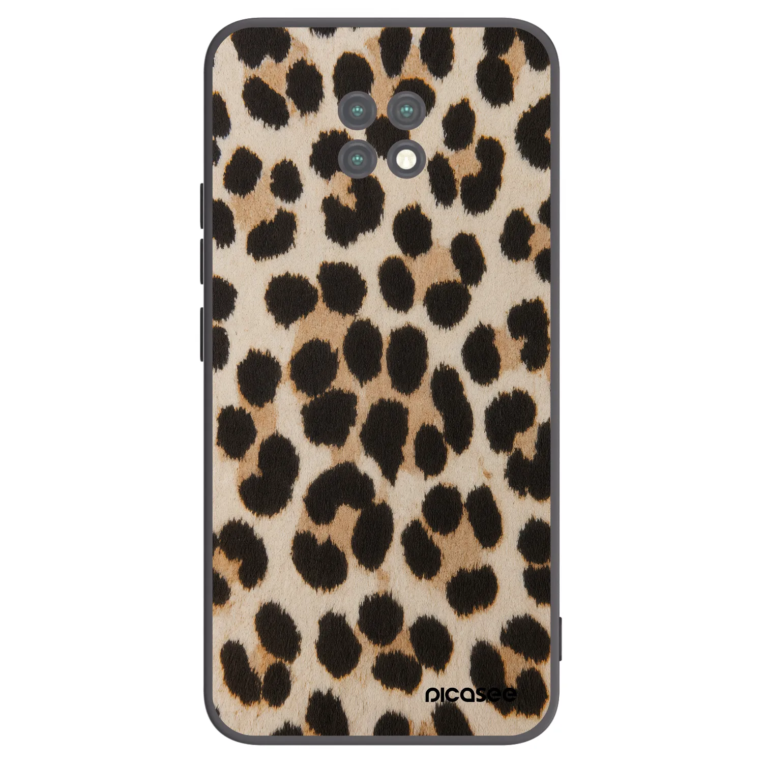 Picasee silikónový čierny obal pre Xiaomi Redmi Note 9T - Brown Tiger