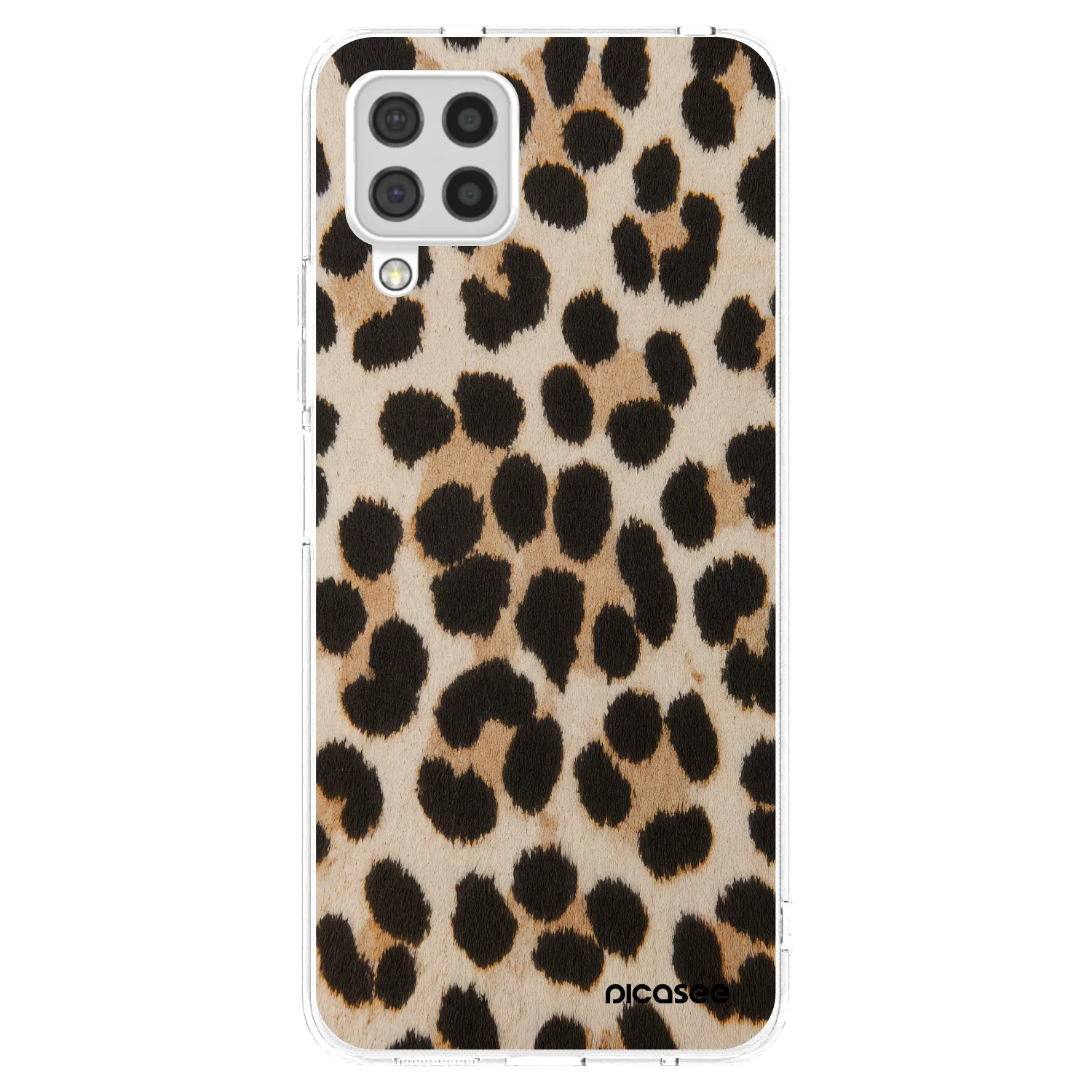 Picasee silikónový prehľadný obal pre Samsung Galaxy A22 A225F 4G - Brown Tiger