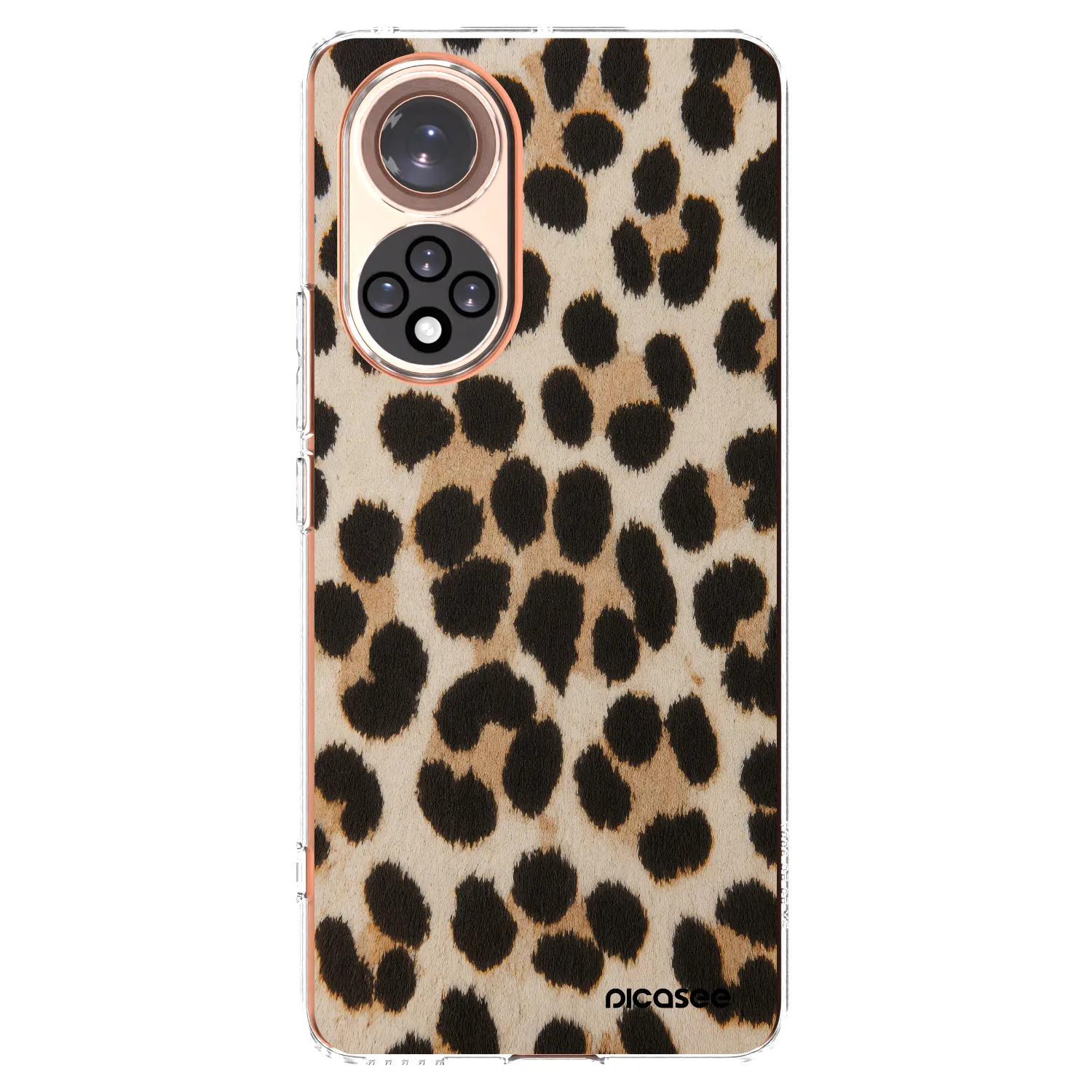 Picasee silikónový prehľadný obal pre Honor 50 5G - Brown Tiger