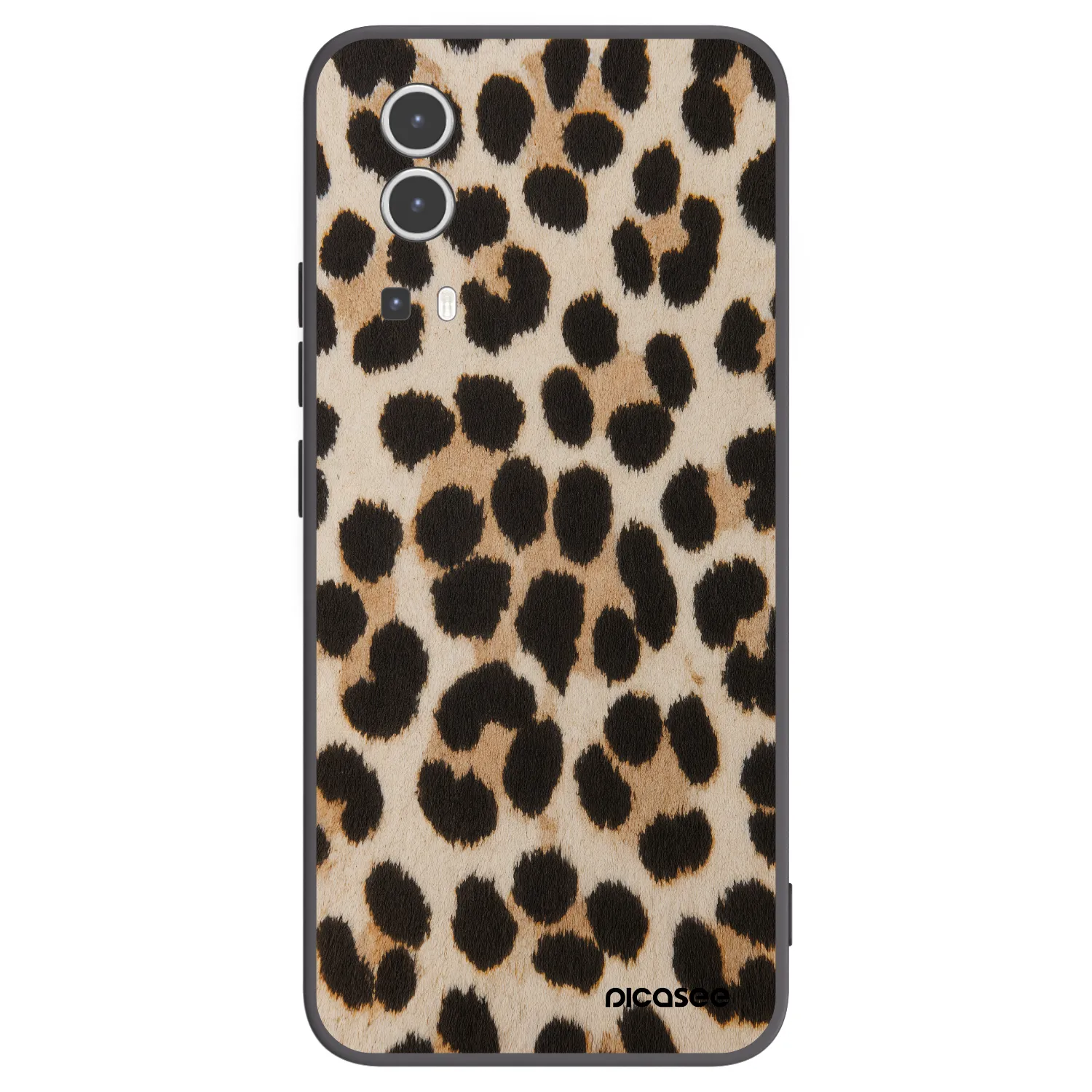 Picasee silikónový čierny obal pre Vivo Y72 5G - Brown Tiger