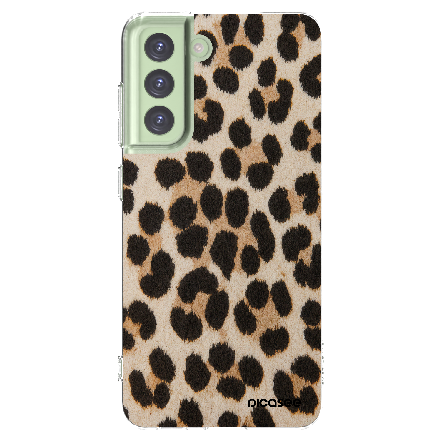 Picasee silikónový prehľadný obal pre Samsung Galaxy S21 FE 5G - Brown Tiger
