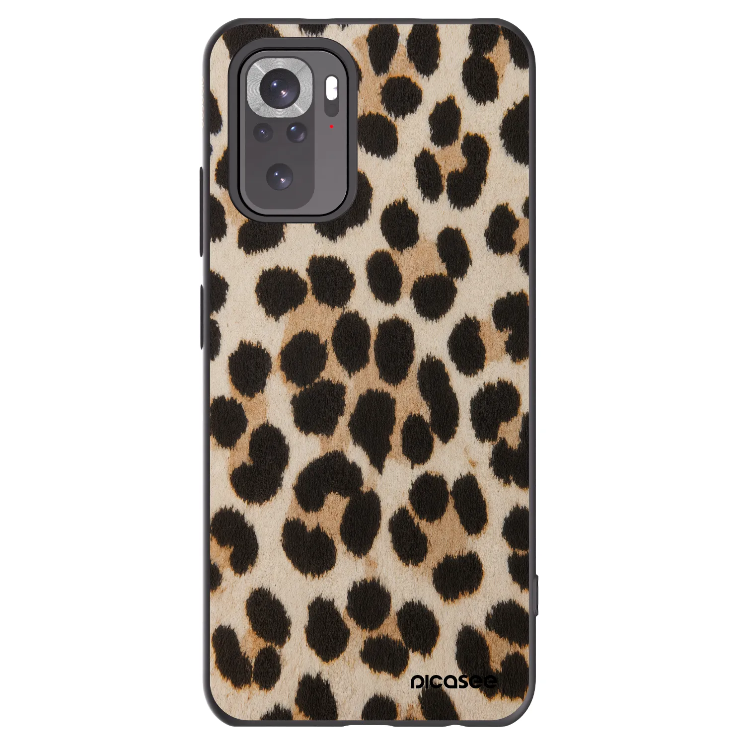 Picasee silikónový čierny obal pre Xiaomi Redmi Note 11S 4G - Brown Tiger