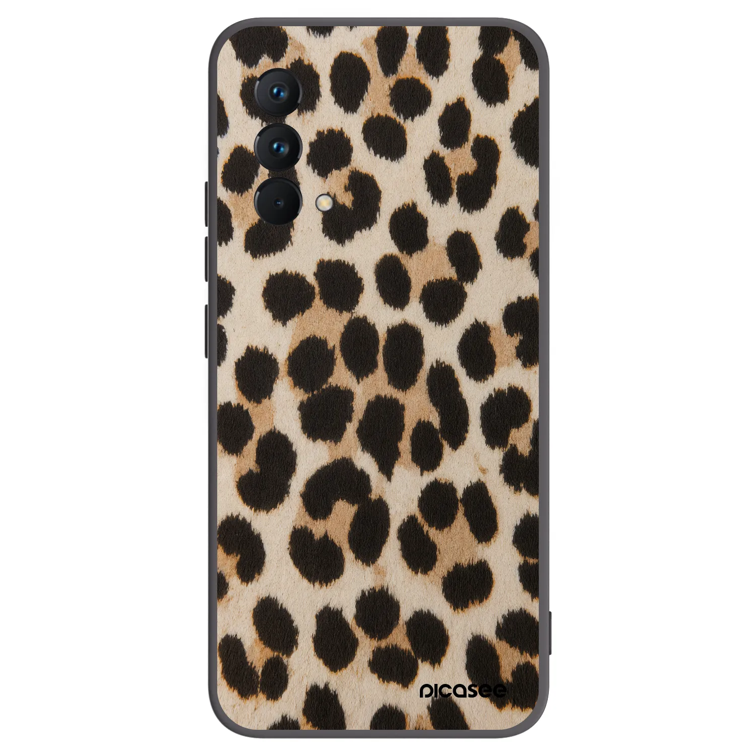 Picasee silikónový čierny obal pre Realme GT Master Edition 5G - Brown Tiger