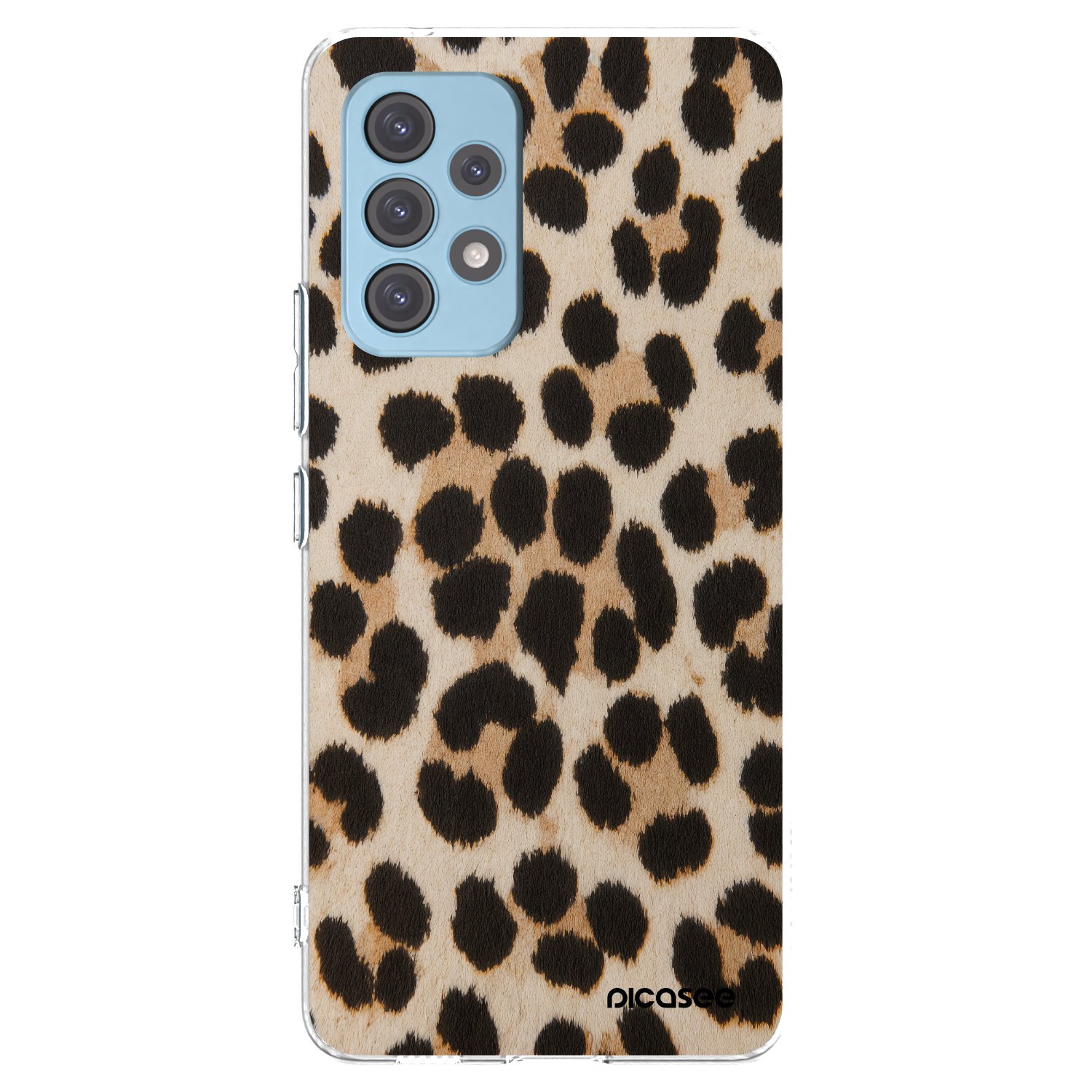 Silikónový prehľadný obal pre Samsung Galaxy A53 5G A536 - Brown Tiger
