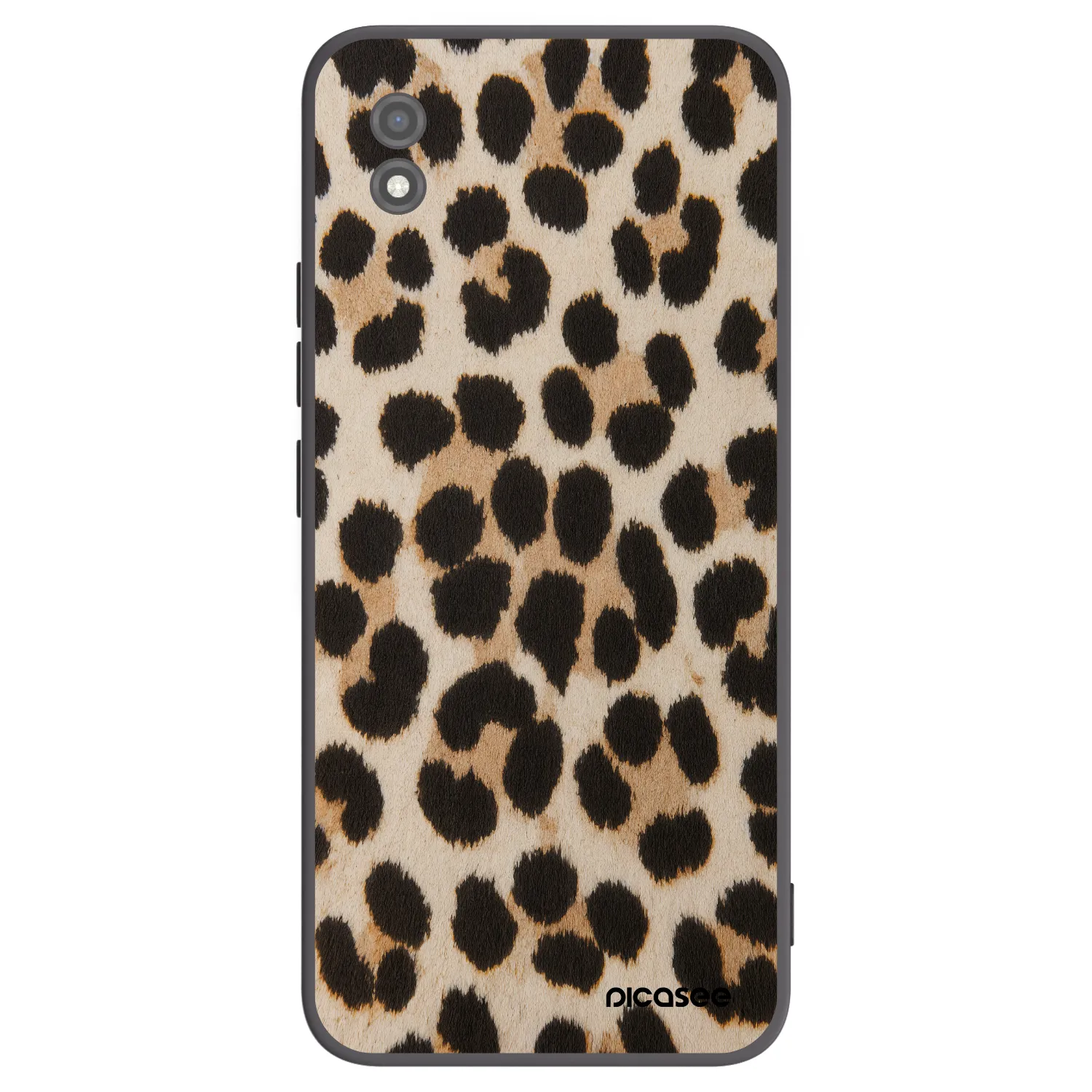 Picasee silikónový čierny obal pre Realme C11 (2021) - Brown Tiger