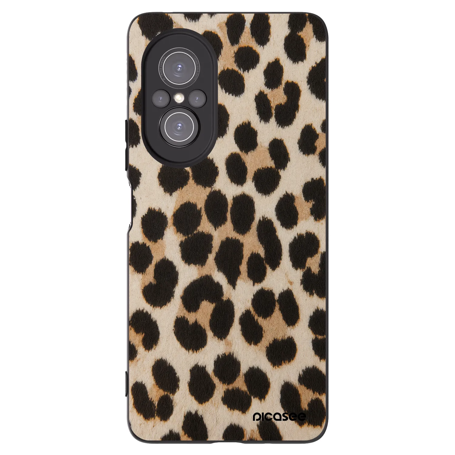 Picasee silikónový čierny obal pre Huawei Nova 9 SE - Brown Tiger