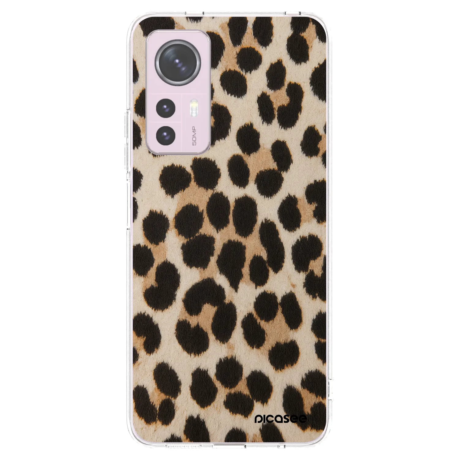 Picasee silikónový prehľadný obal pre Xiaomi 12 - Brown Tiger
