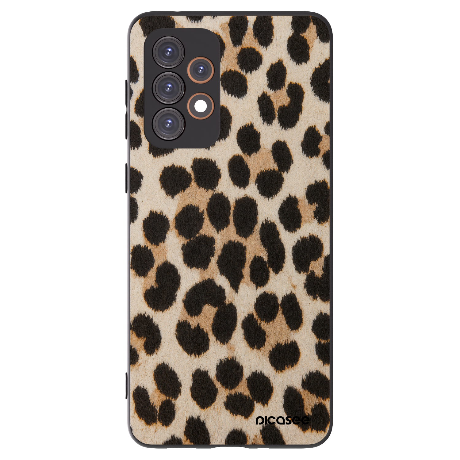 Picasee silikónový čierny obal pre Samsung Galaxy A33 5G A336 - Brown Tiger