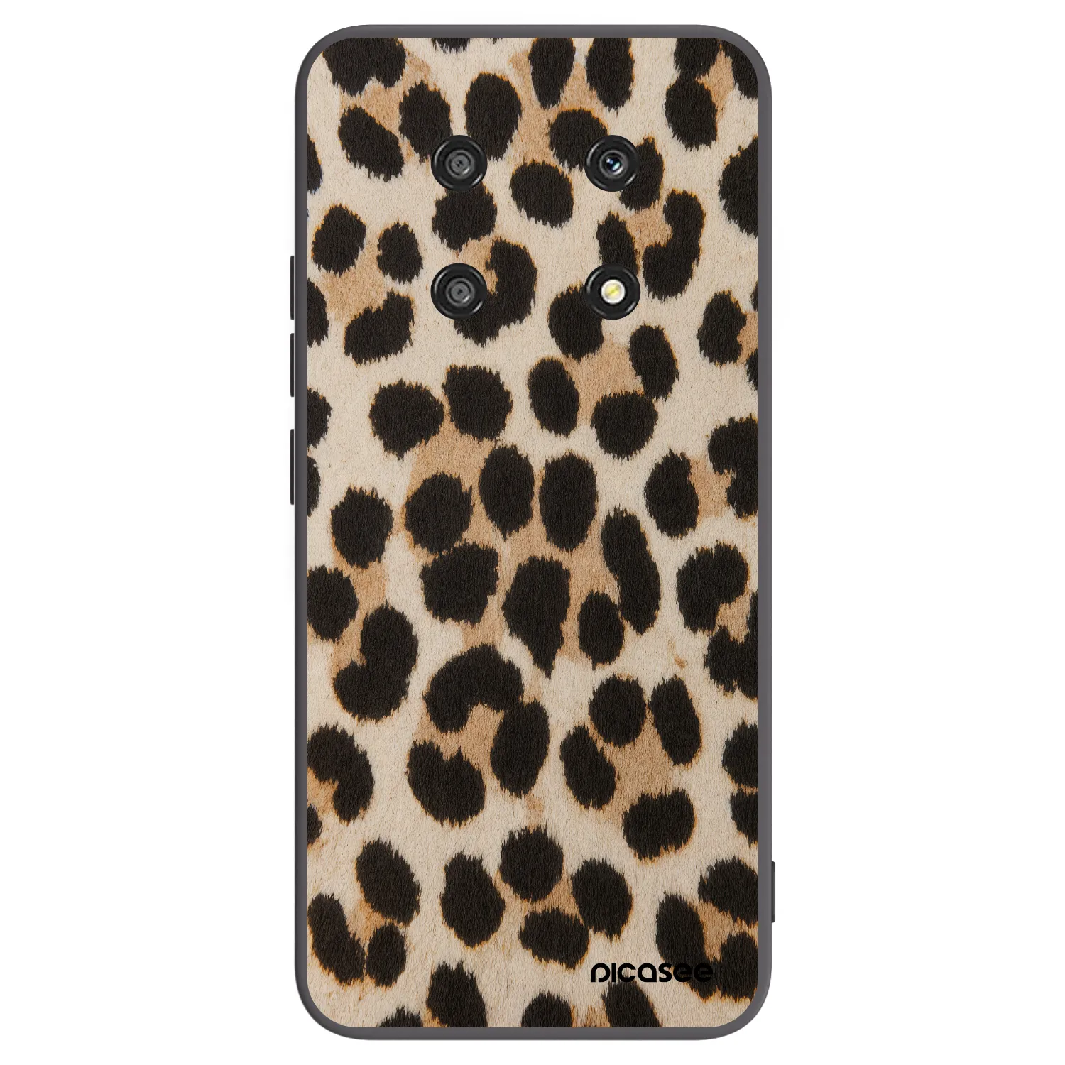 Picasee silikónový čierny obal pre Honor Magic4 Lite 5G - Brown Tiger