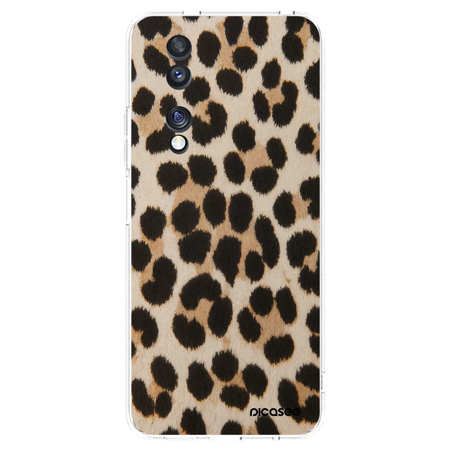 Picasee silikónový prehľadný obal pre Honor 70 - Brown Tiger