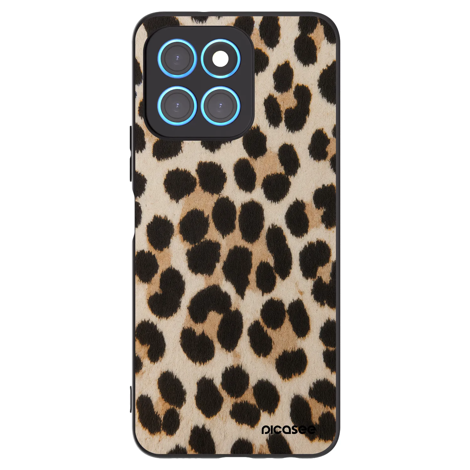 Picasee silikónový čierny obal pre Honor X8 5G - Brown Tiger