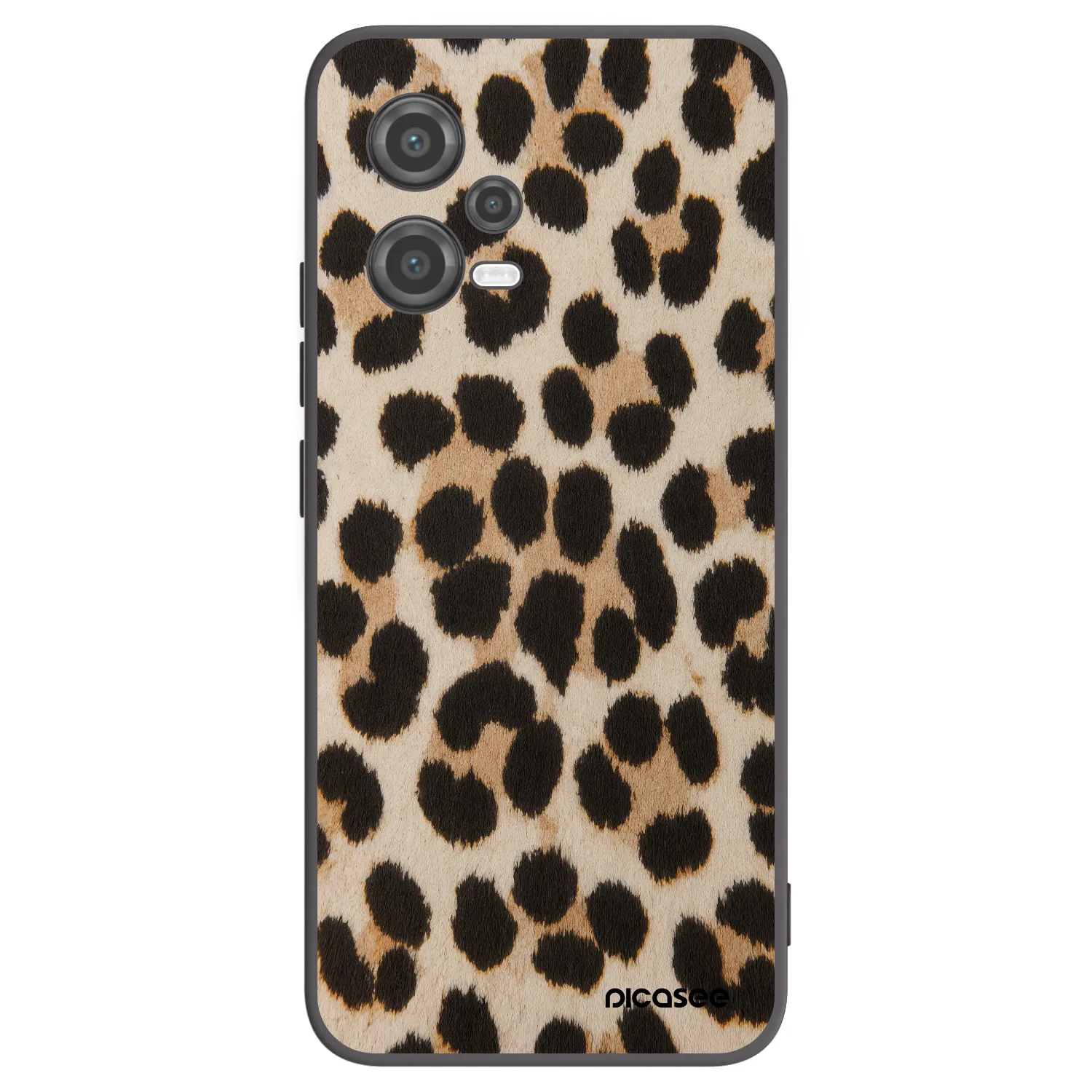 Picasee silikónový čierny obal pre Xiaomi Poco X5 - Brown Tiger