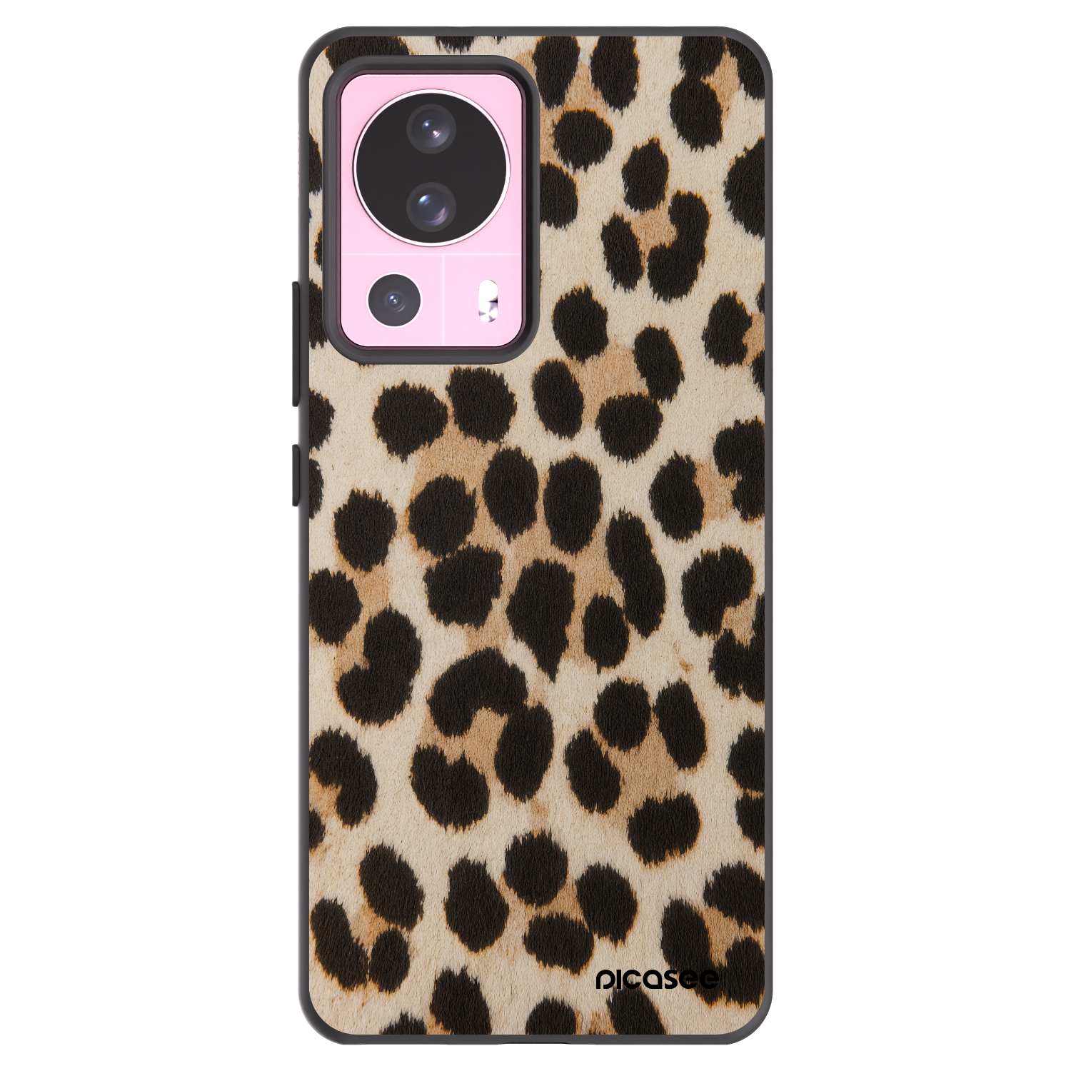 Picasee silikónový čierny obal pre Xiaomi 13 Lite - Brown Tiger