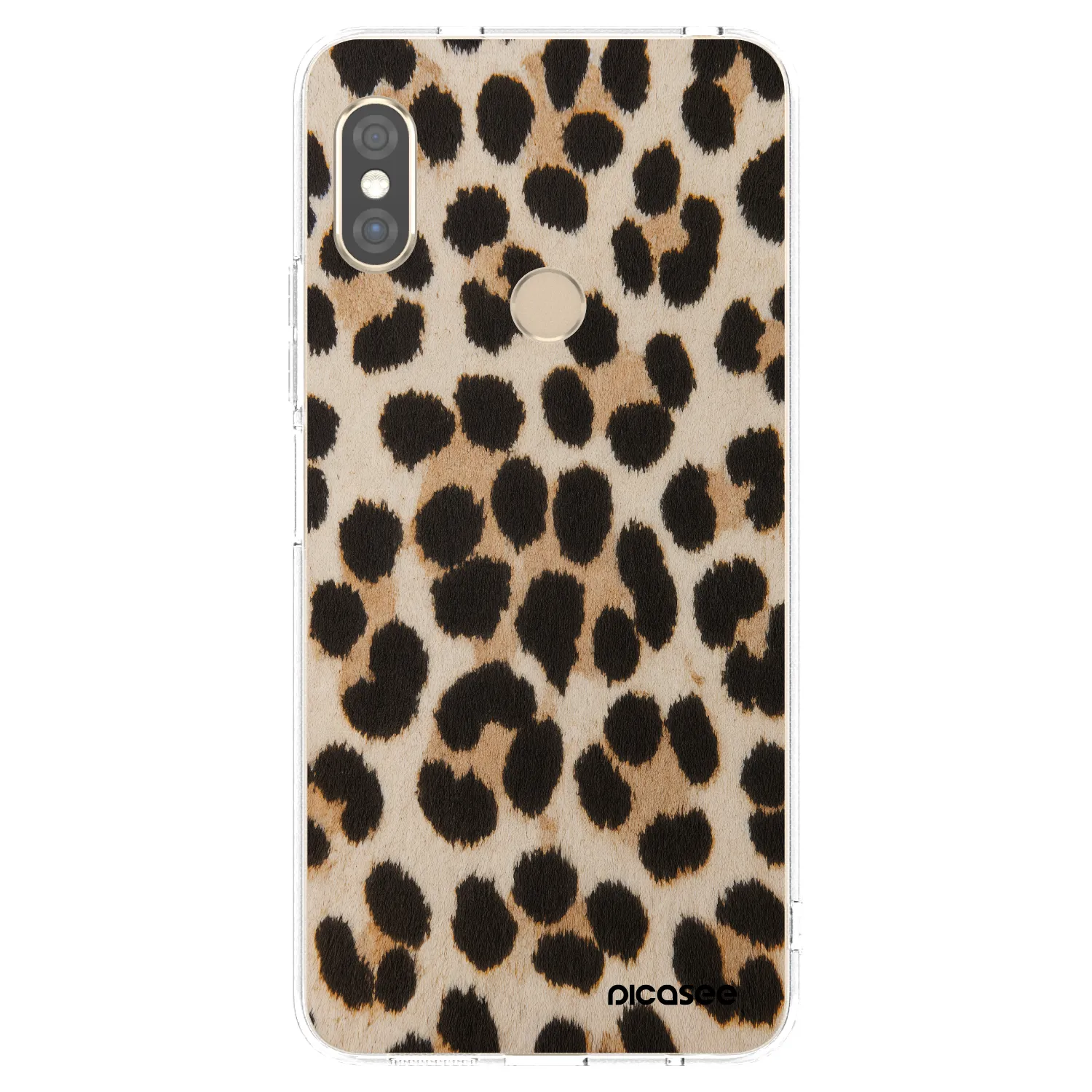 Silikónový prehľadný obal pre Xiaomi Redmi Note 5 Global - Brown Tiger