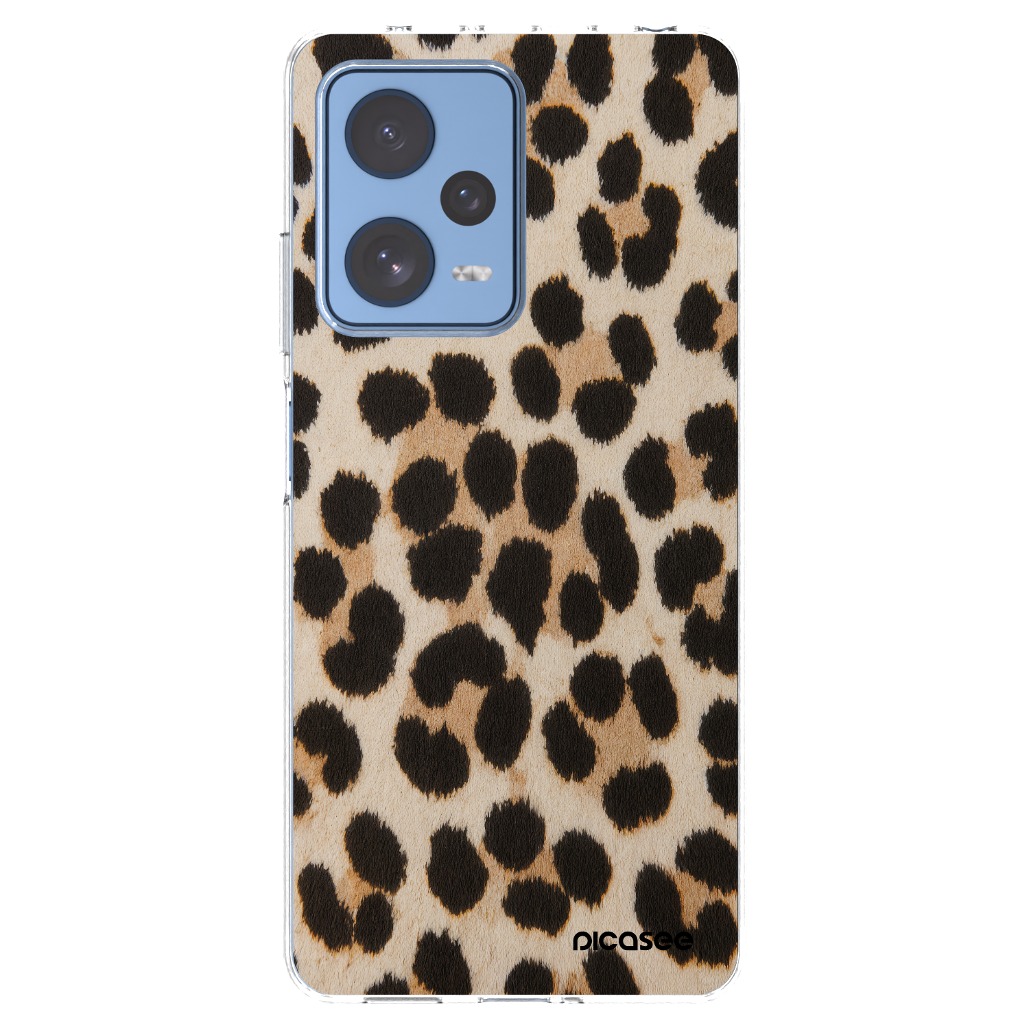 Picasee silikónový prehľadný obal pre Xiaomi Redmi Note 12 Pro 5G - Brown Tiger