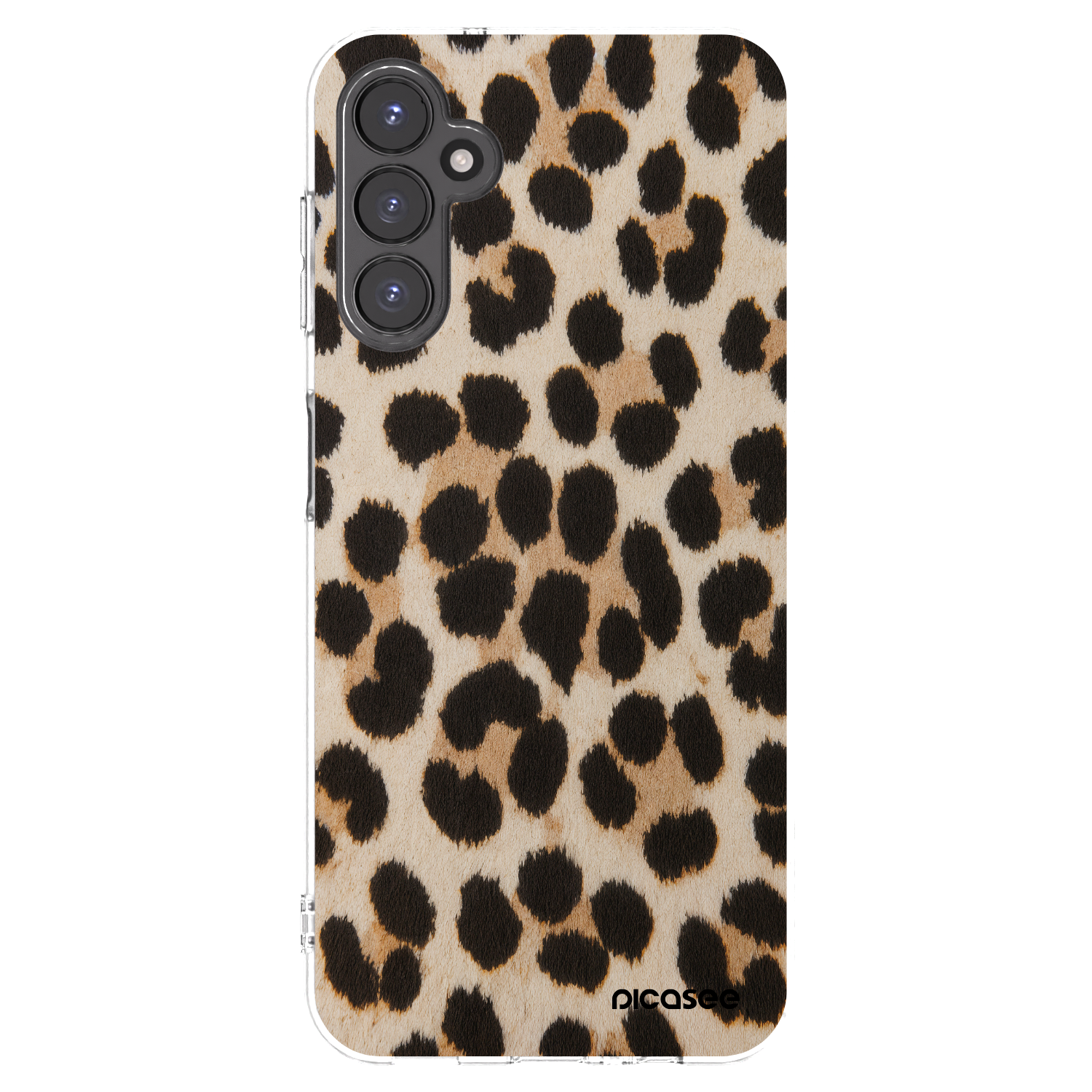 Picasee silikónový prehľadný obal pre Samsung Galaxy A14 5G A146P - Brown Tiger