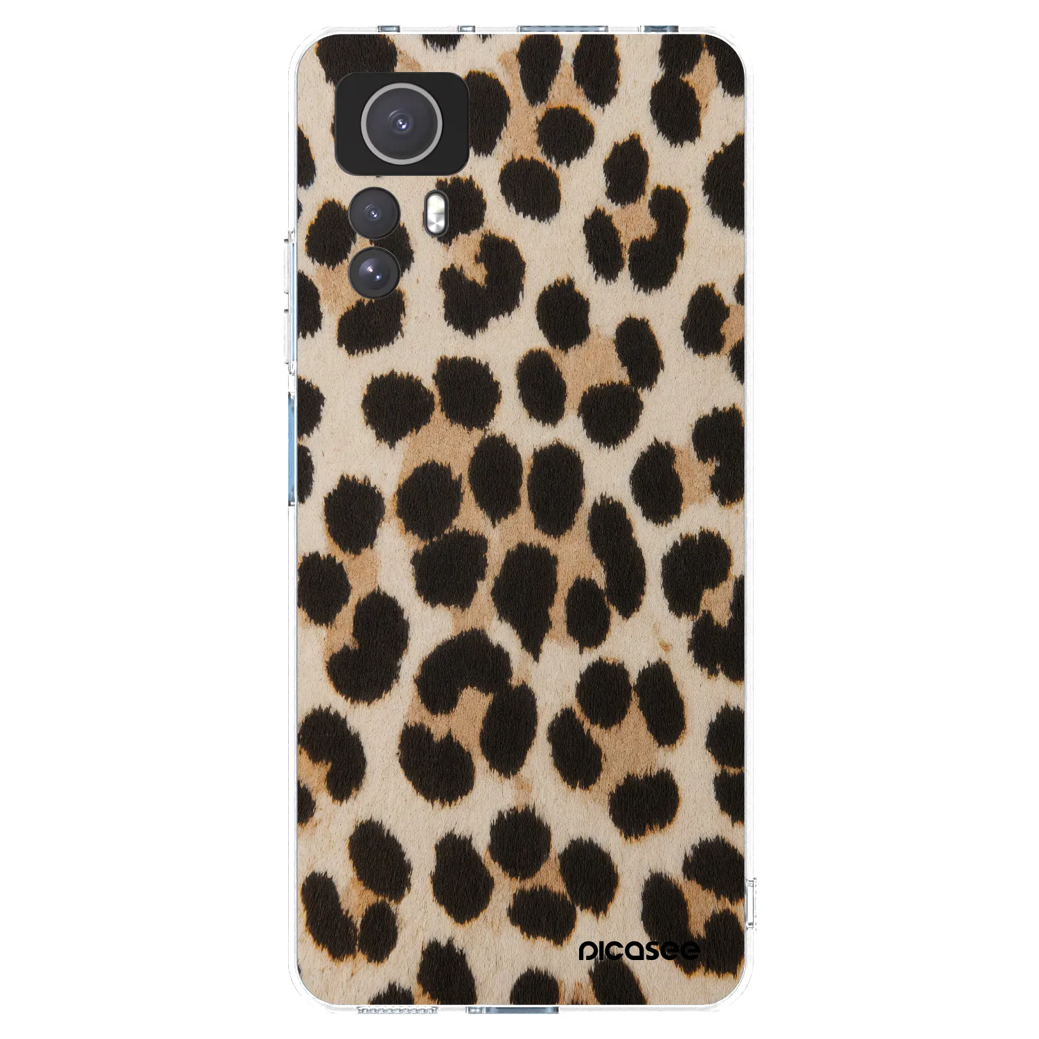 Picasee silikónový prehľadný obal pre Xiaomi Redmi Note 12S - Brown Tiger