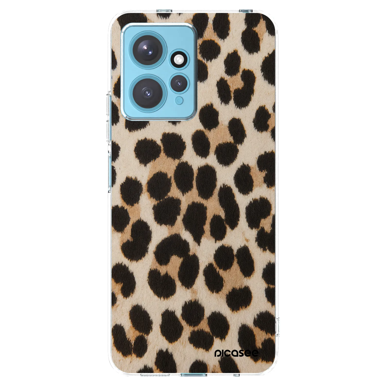 Picasee silikónový prehľadný obal pre Xiaomi Redmi Note 12 4G - Brown Tiger
