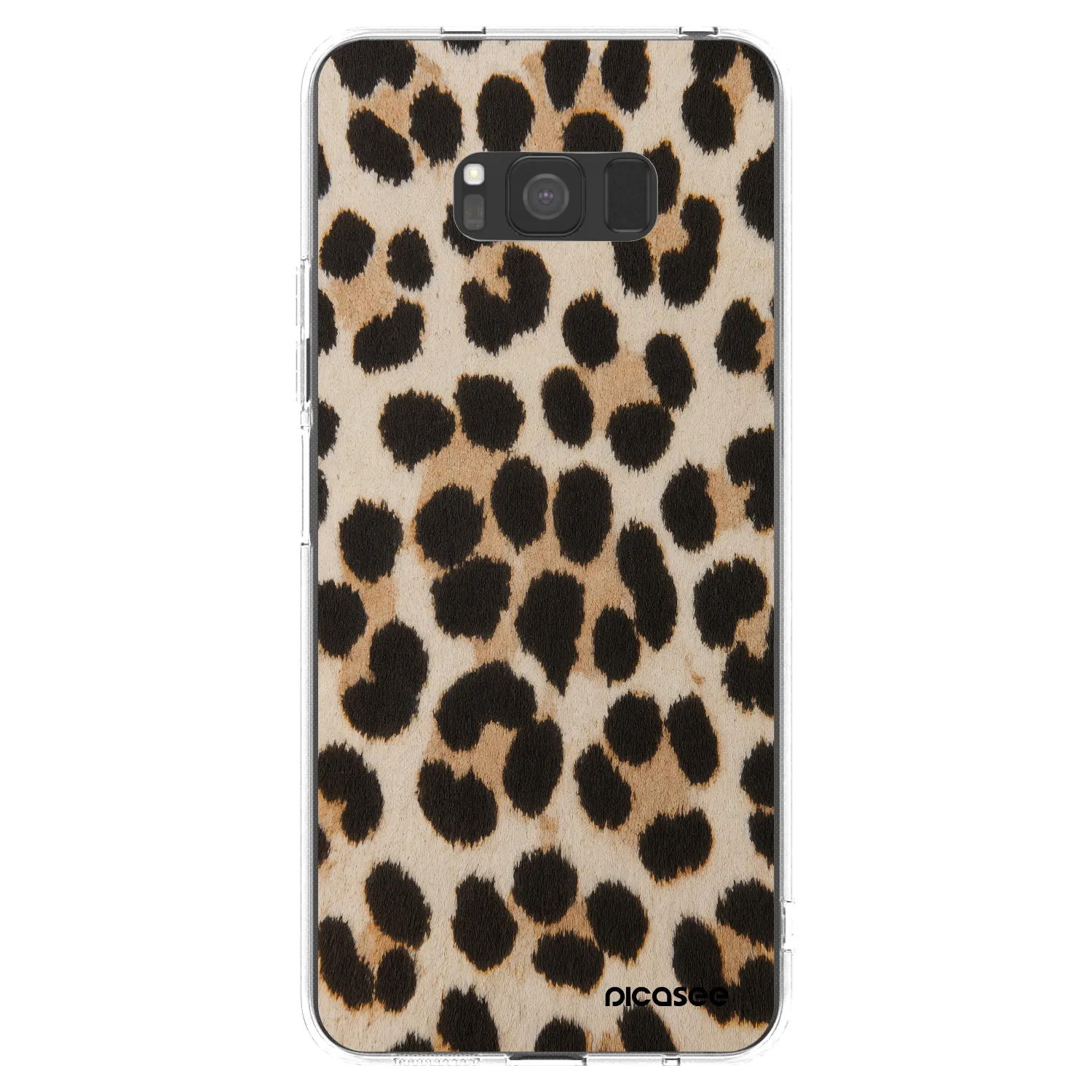Picasee silikónový prehľadný obal pre Samsung Galaxy S8 G950F - Brown Tiger