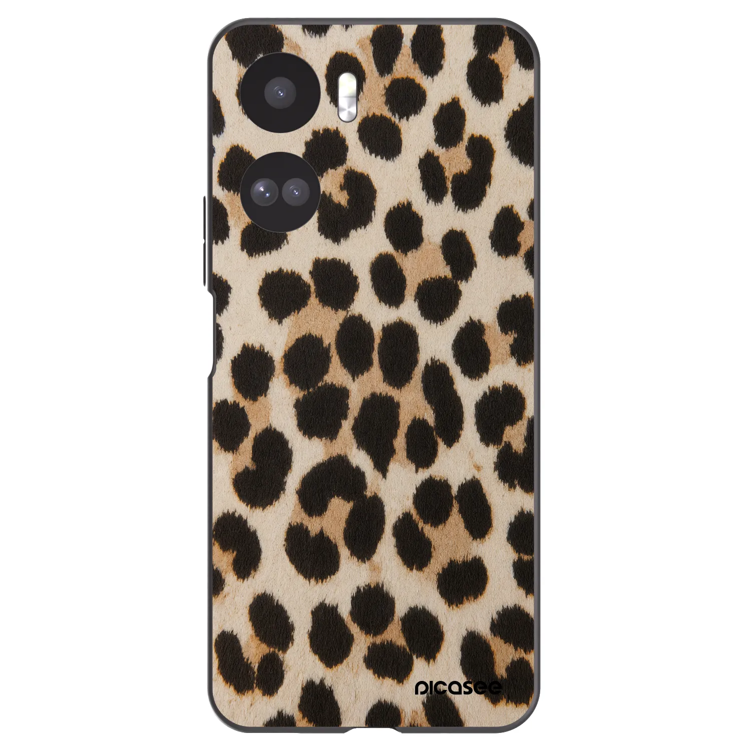 Picasee silikónový čierny obal pre Honor 90 Lite 5G - Brown Tiger