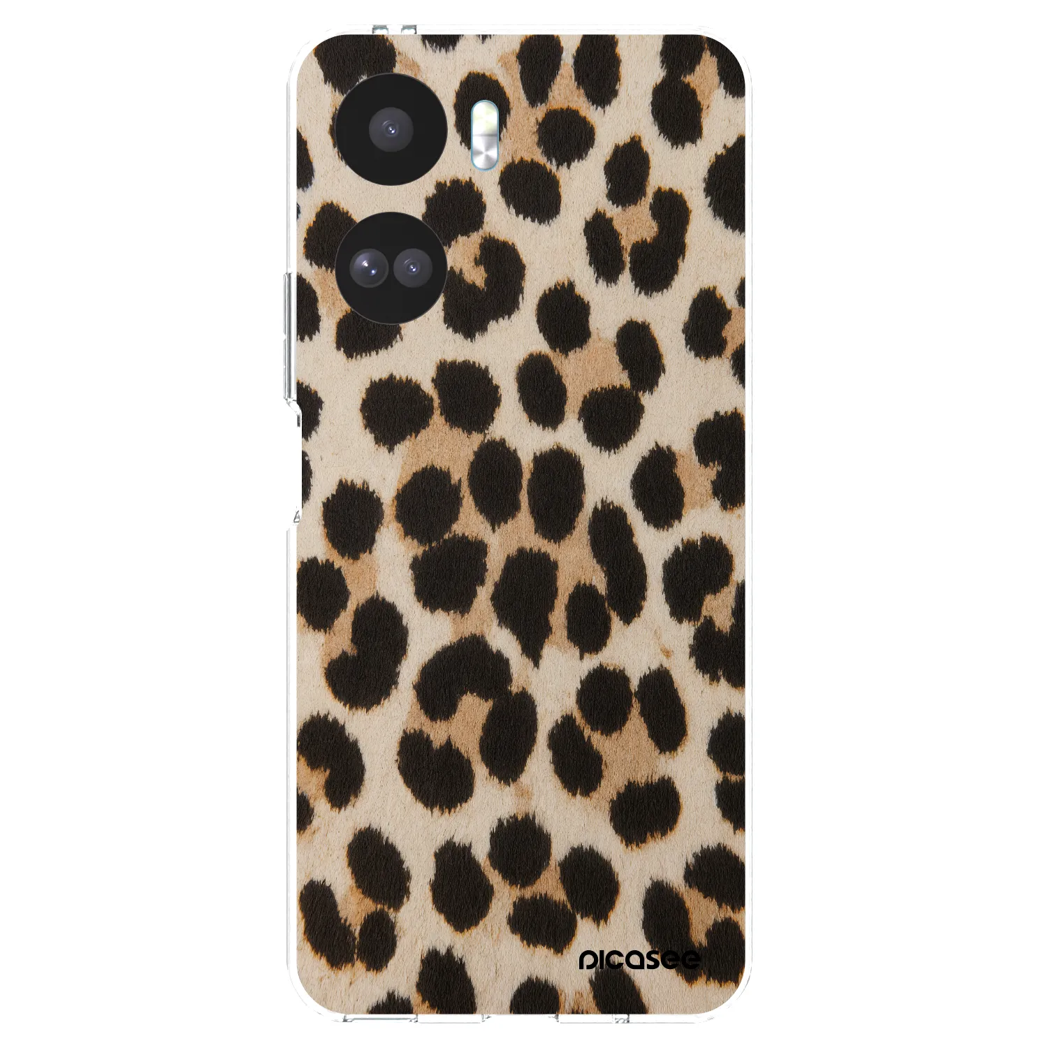 Picasee silikónový prehľadný obal pre Honor 90 Lite 5G - Brown Tiger