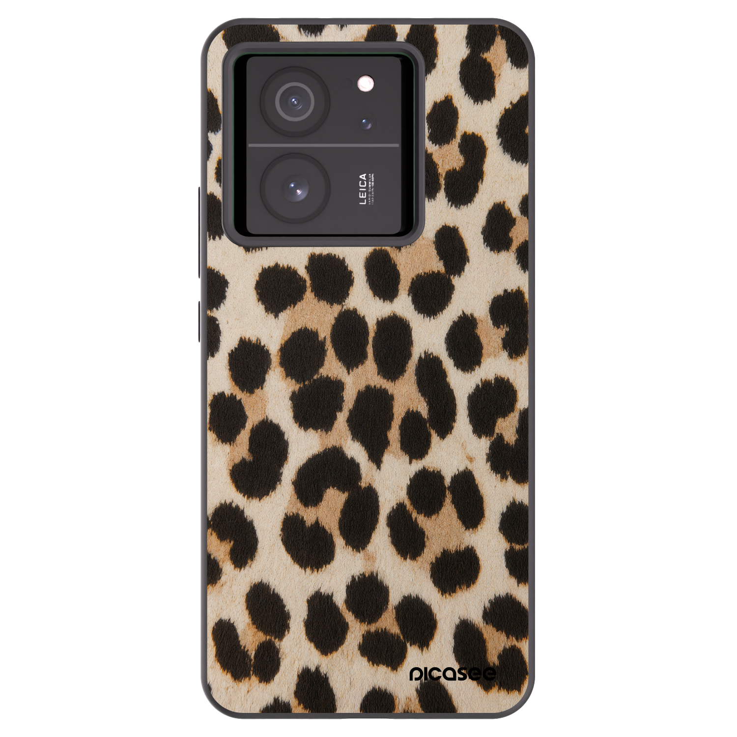 Picasee silikónový čierny obal pre Xiaomi 13T Pro - Brown Tiger