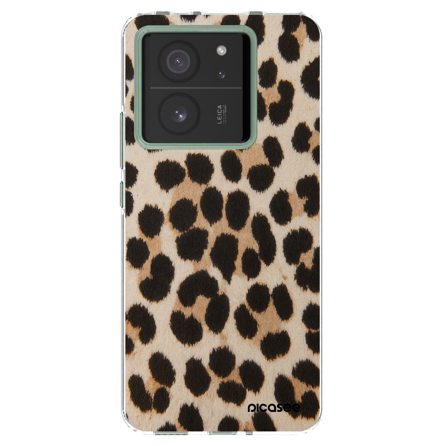 Picasee silikónový prehľadný obal pre Xiaomi 13T Pro - Brown Tiger
