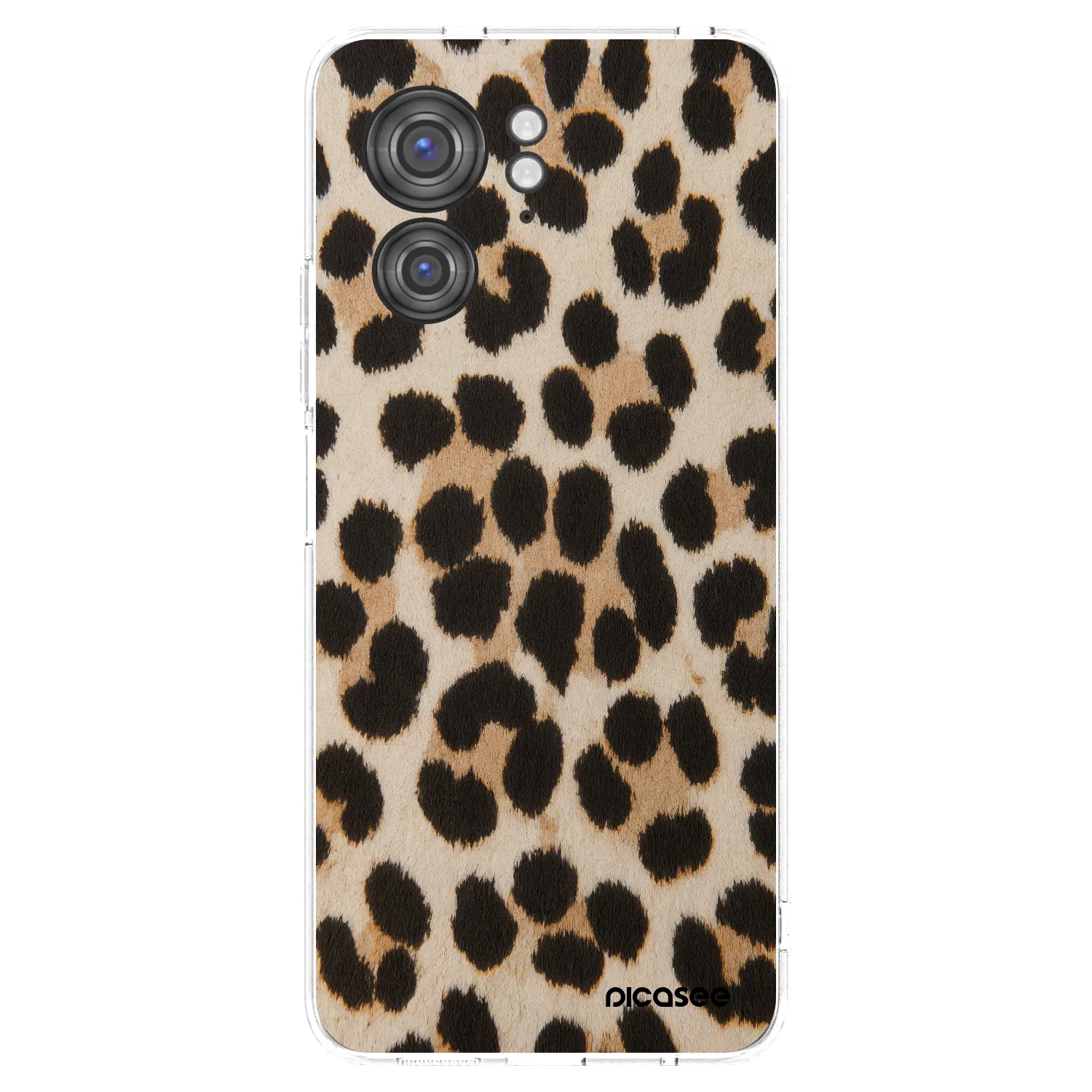 Picasee silikónový prehľadný obal pre Motorola Edge 40 - Brown Tiger