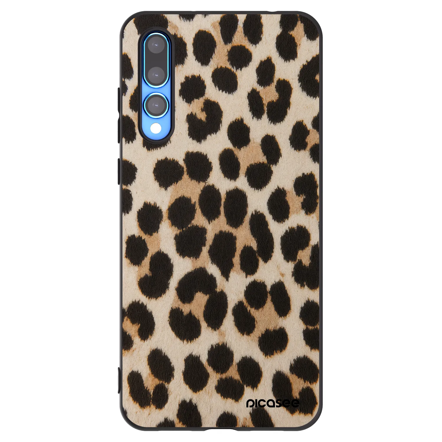 Picasee silikónový čierny obal pre Huawei P20 Pro - Brown Tiger