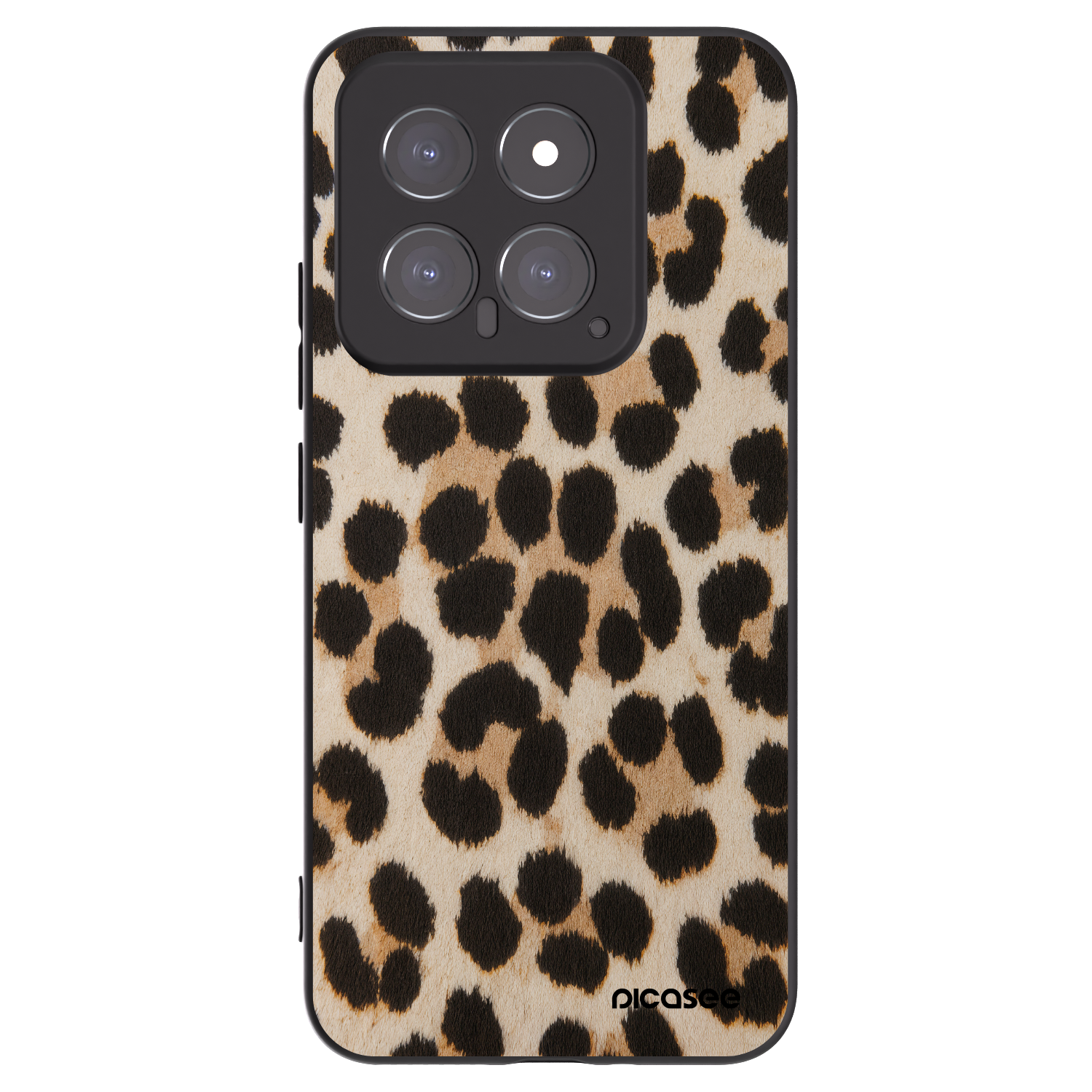 Silikónový čierny obal pre Xiaomi 14 - Brown Tiger
