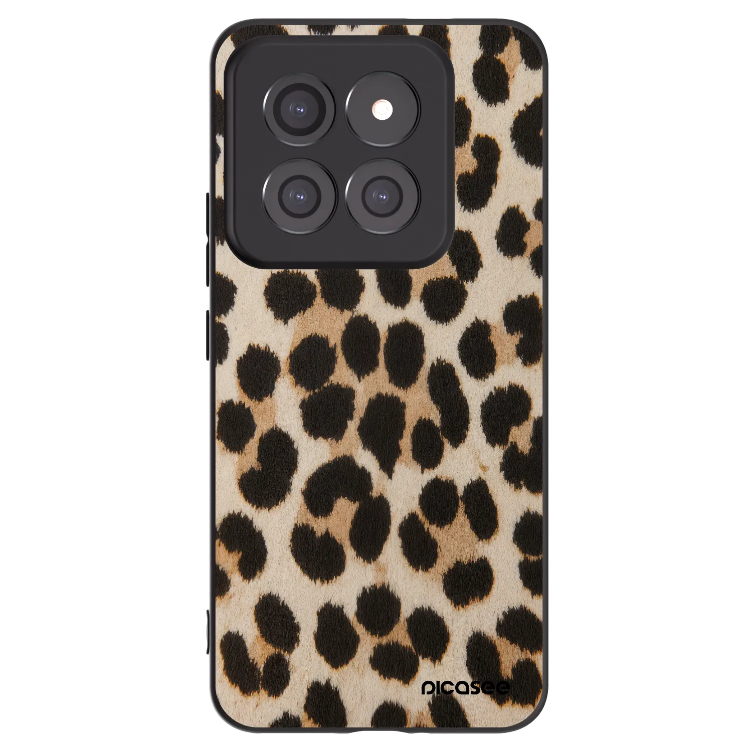 Picasee silikónový čierny obal pre Xiaomi 14 Pro - Brown Tiger