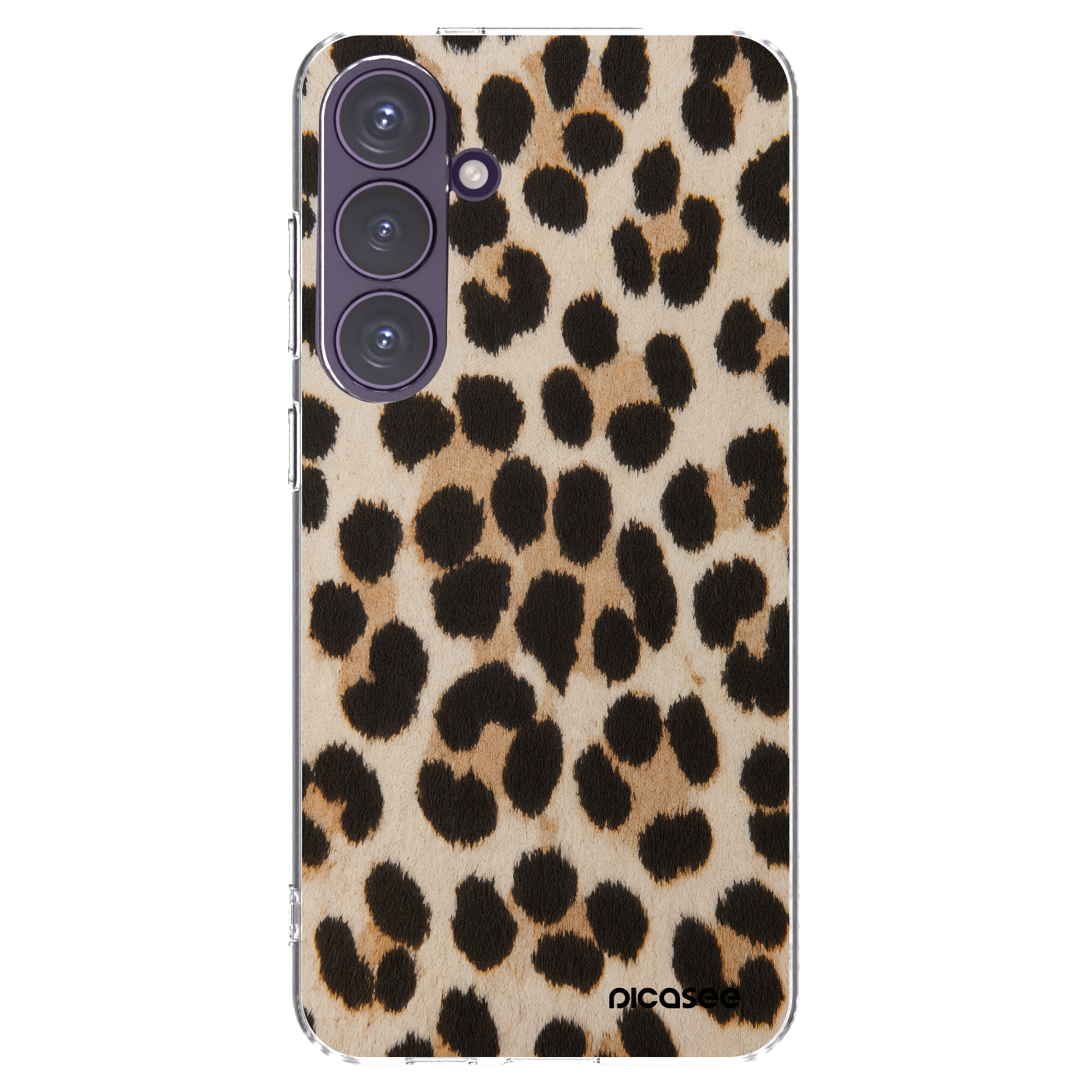 Picasee silikónový prehľadný obal pre Samsung Galaxy S24+ S926B 5G - Brown Tiger