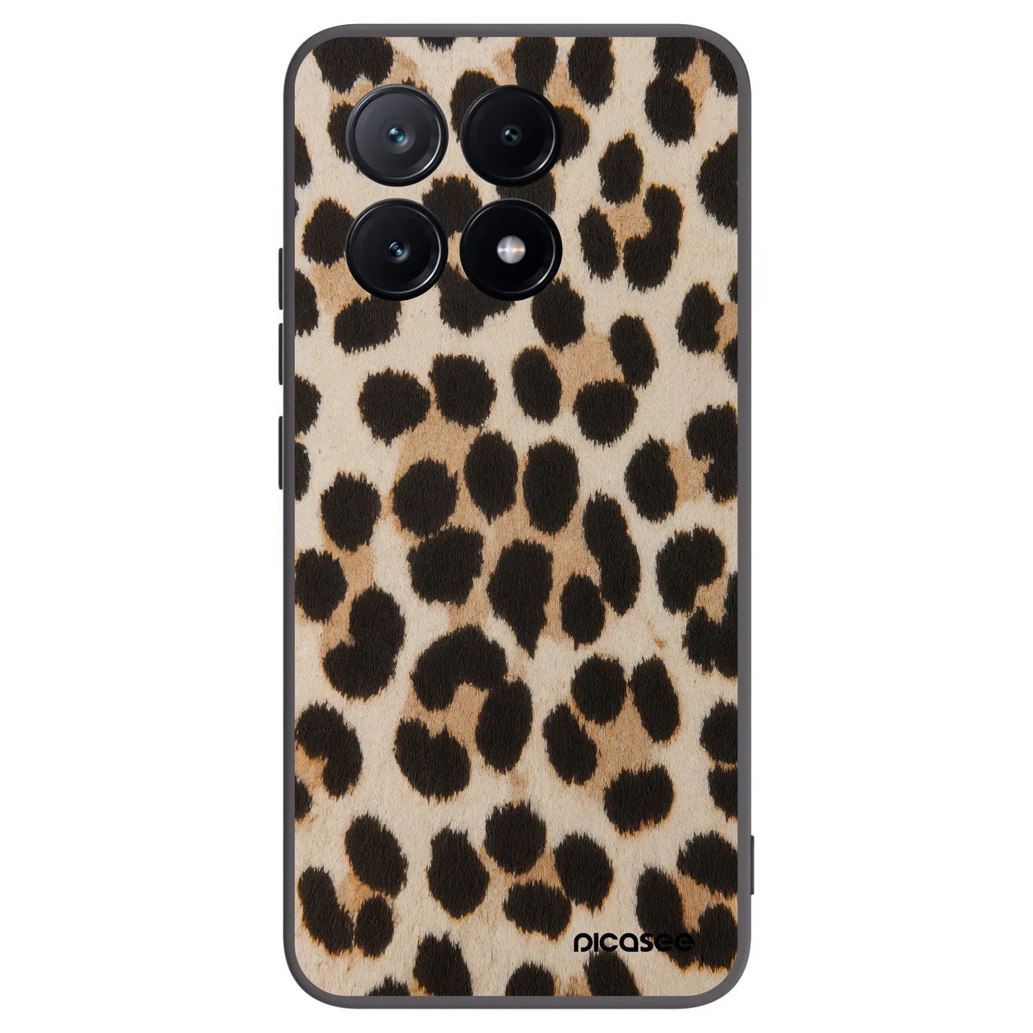 Picasee silikónový čierny obal pre Xiaomi Poco X6 Pro - Brown Tiger