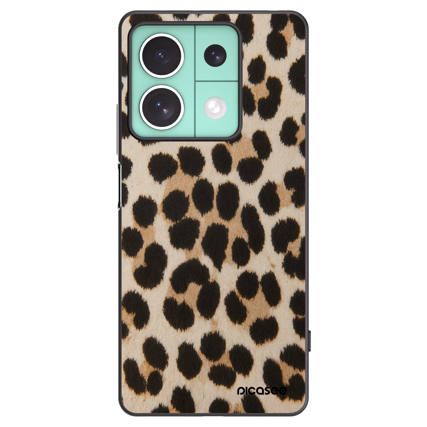 Picasee silikónový čierny obal pre Xiaomi Redmi Note 13 5G - Brown Tiger