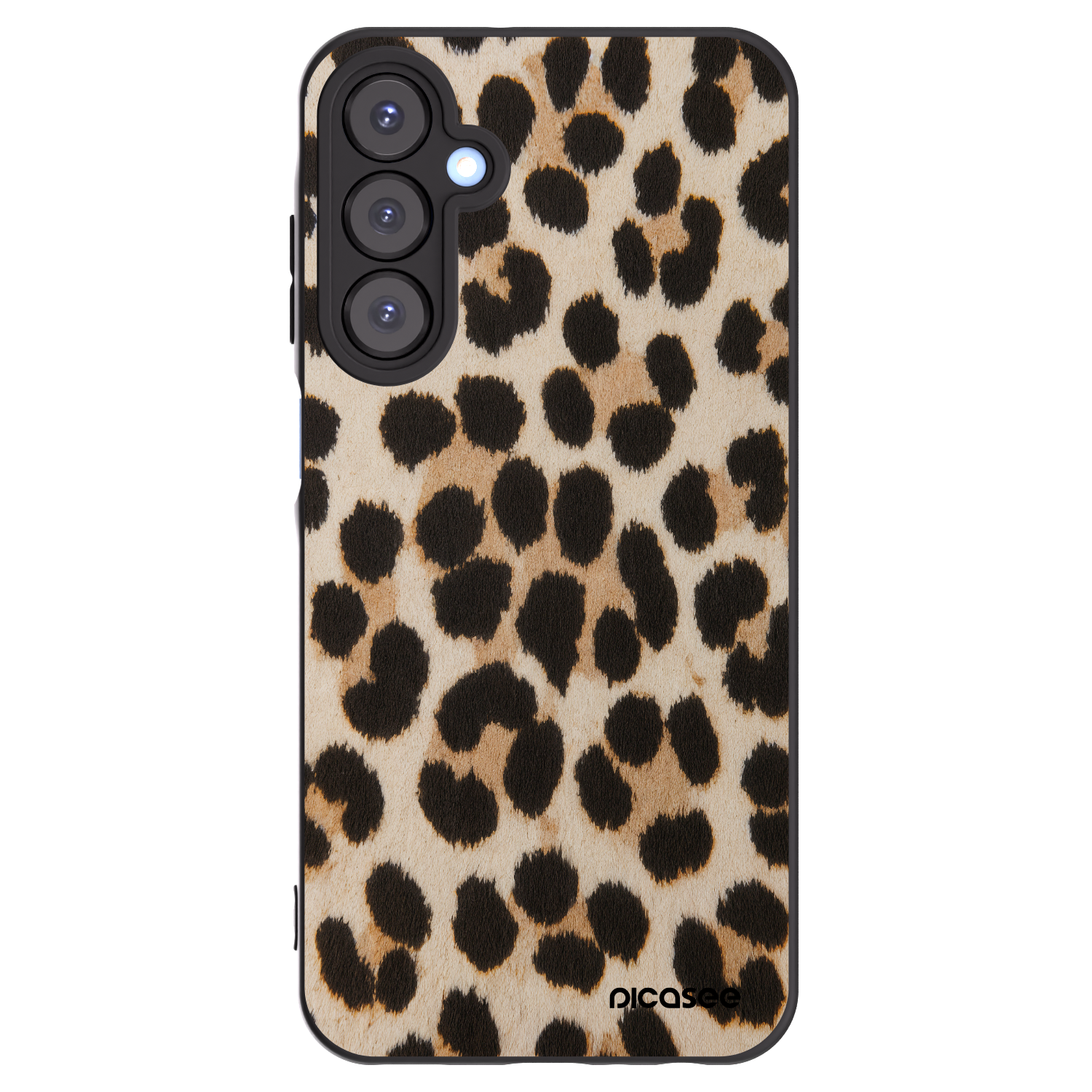 Picasee silikónový čierny obal pre Samsung Galaxy A25 A256B 5G - Brown Tiger