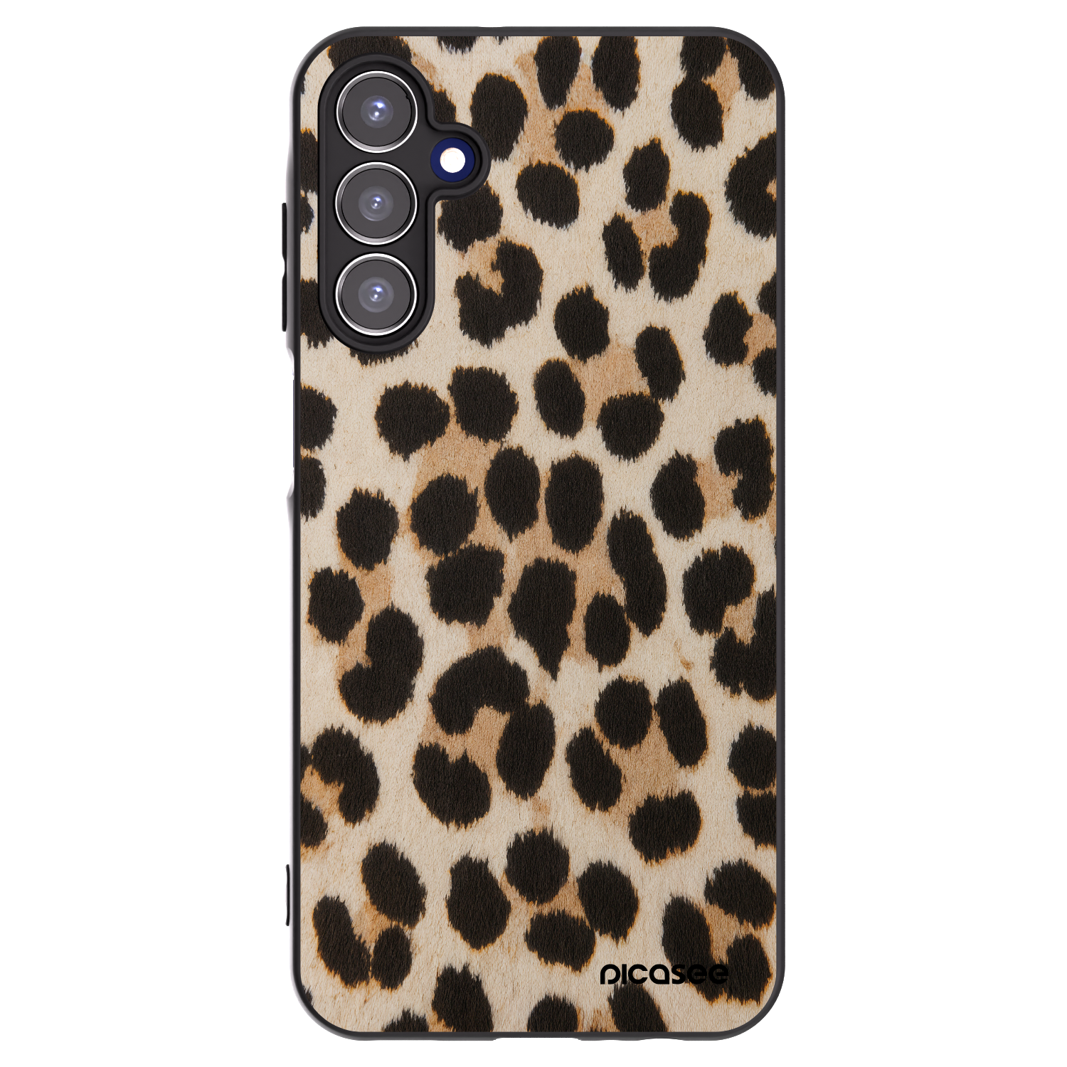Picasee silikónový čierny obal pre Samsung Galaxy A15 A156B 5G - Brown Tiger