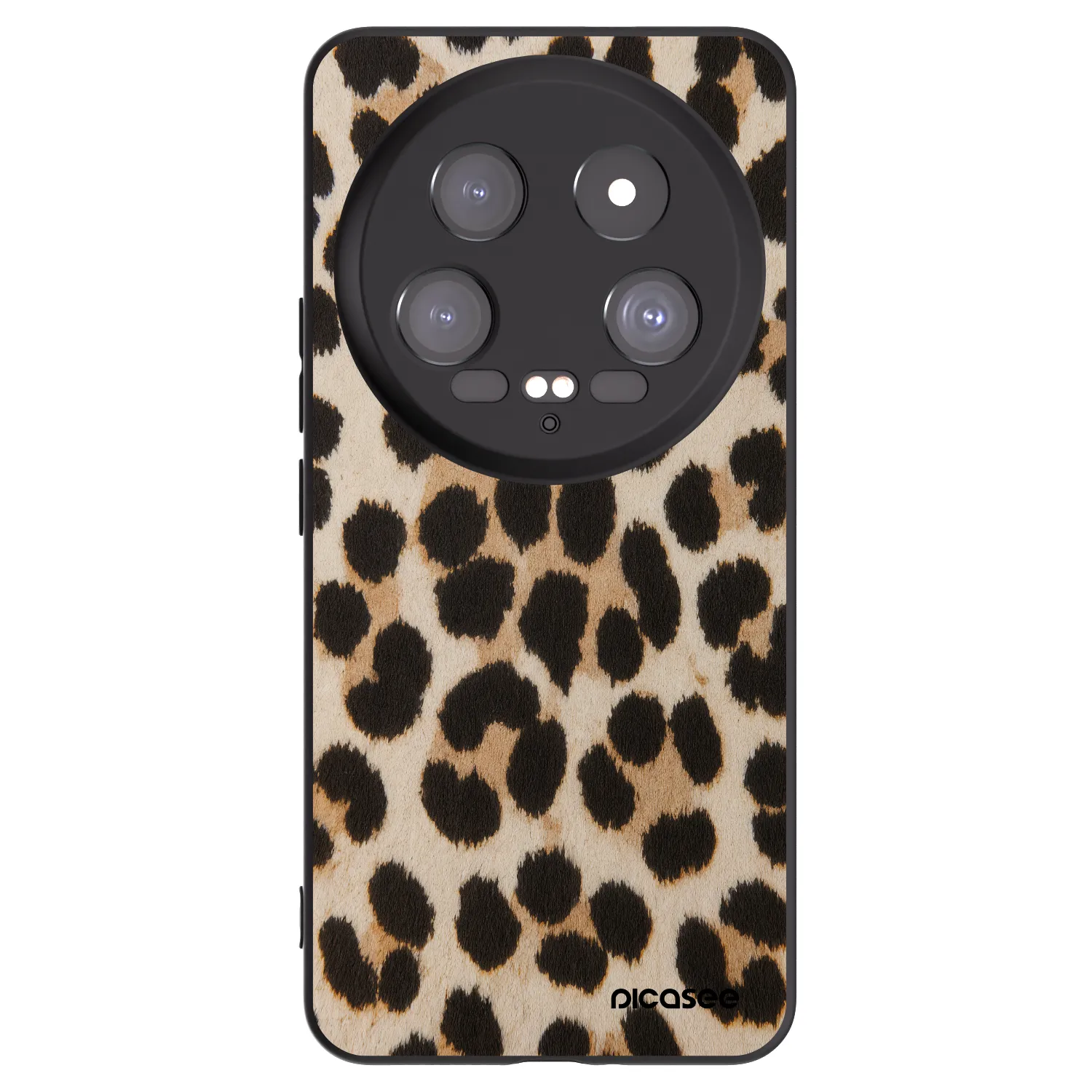 Picasee silikónový čierny obal pre Xiaomi 14 Ultra - Brown Tiger