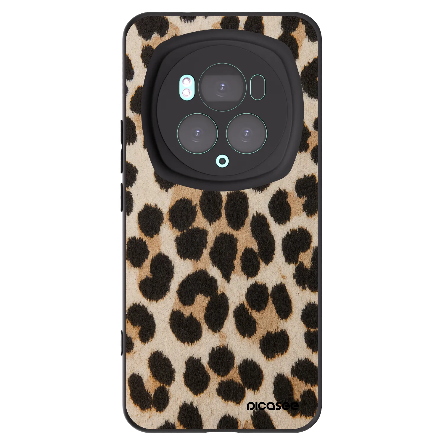 Picasee silikónový čierny obal pre Honor Magic6 Pro - Brown Tiger