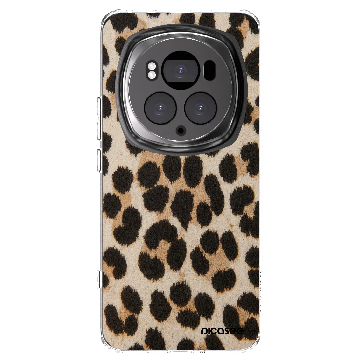 Picasee silikónový prehľadný obal pre Honor Magic6 Pro - Brown Tiger