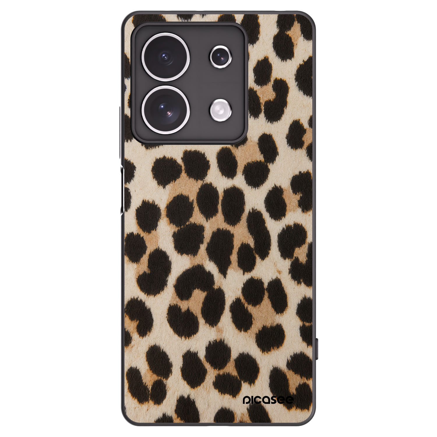 Picasee silikónový čierny obal pre Xiaomi Redmi Note 13 4G - Brown Tiger