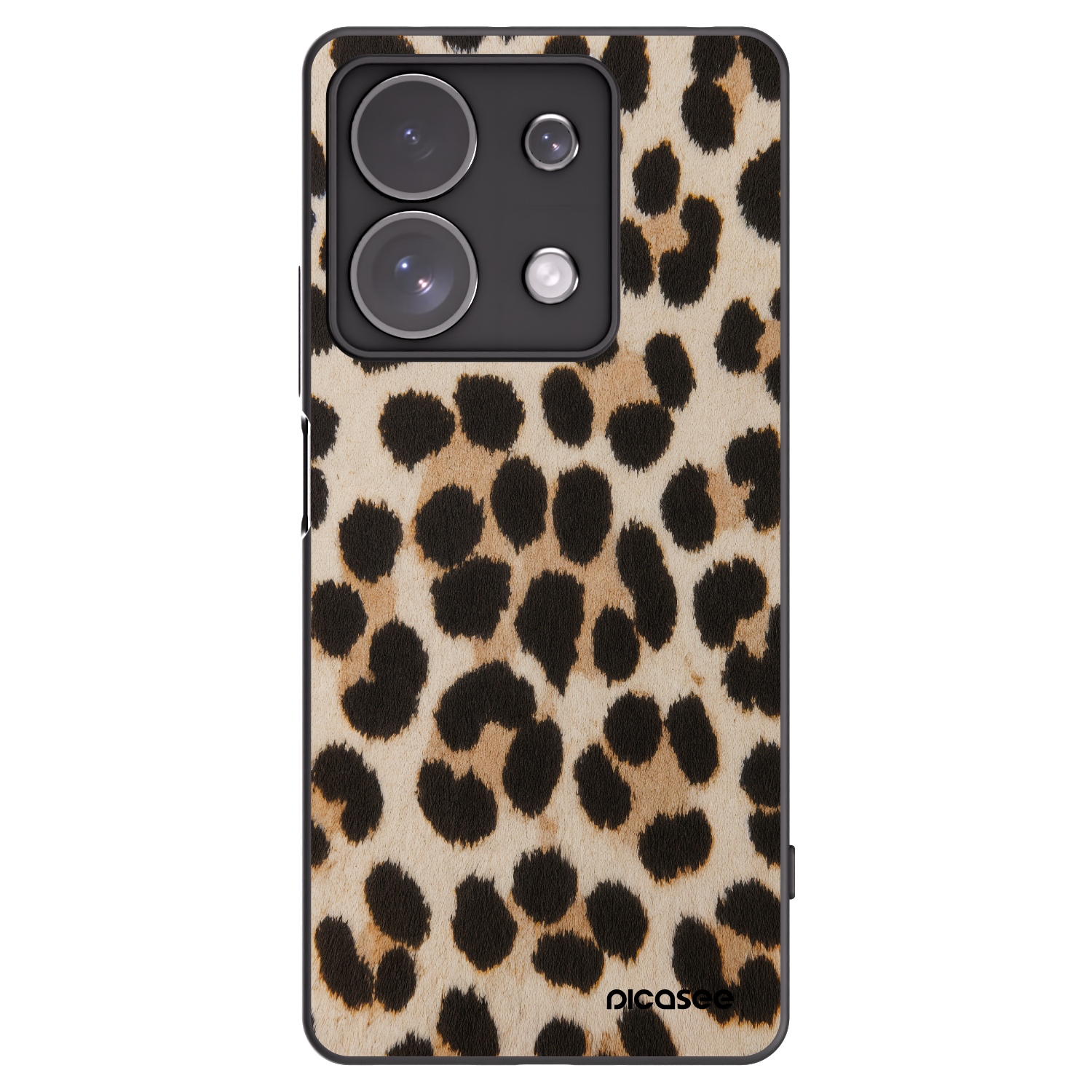 Silikónový čierny obal pre Xiaomi Redmi Note 13 Pro 4G - Brown Tiger