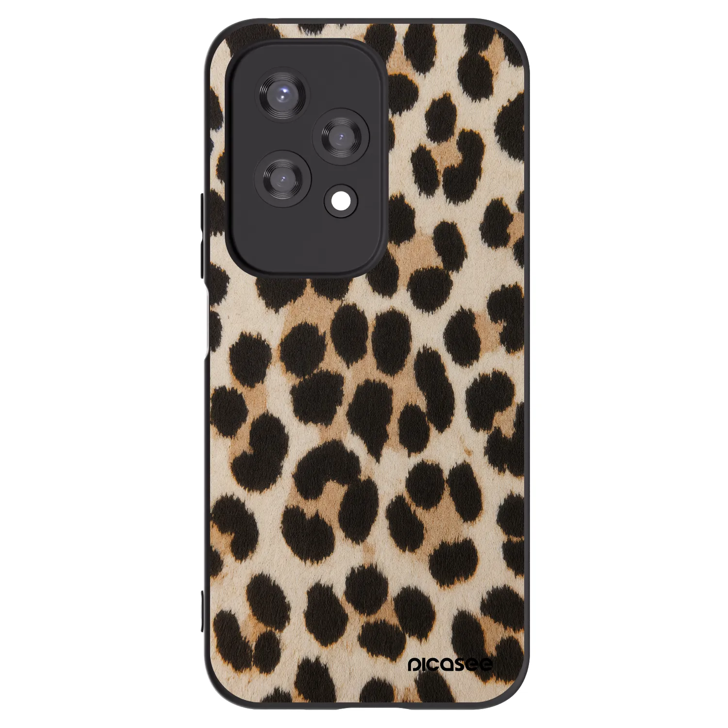 Silikónový čierny obal pre Honor 200 Lite - Brown Tiger