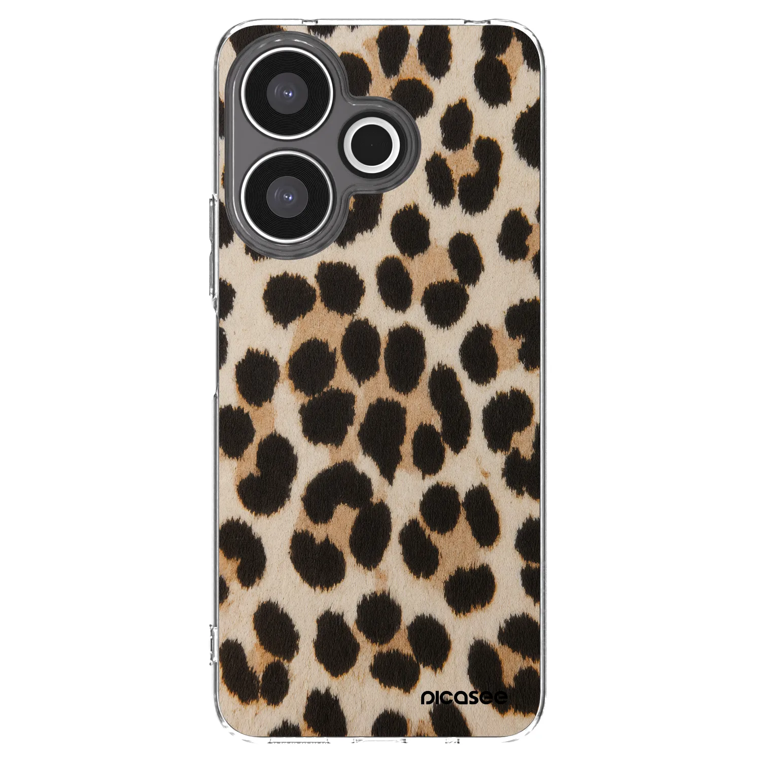 Silikónový prehľadný obal pre Xiaomi Redmi 13 4G - Brown Tiger