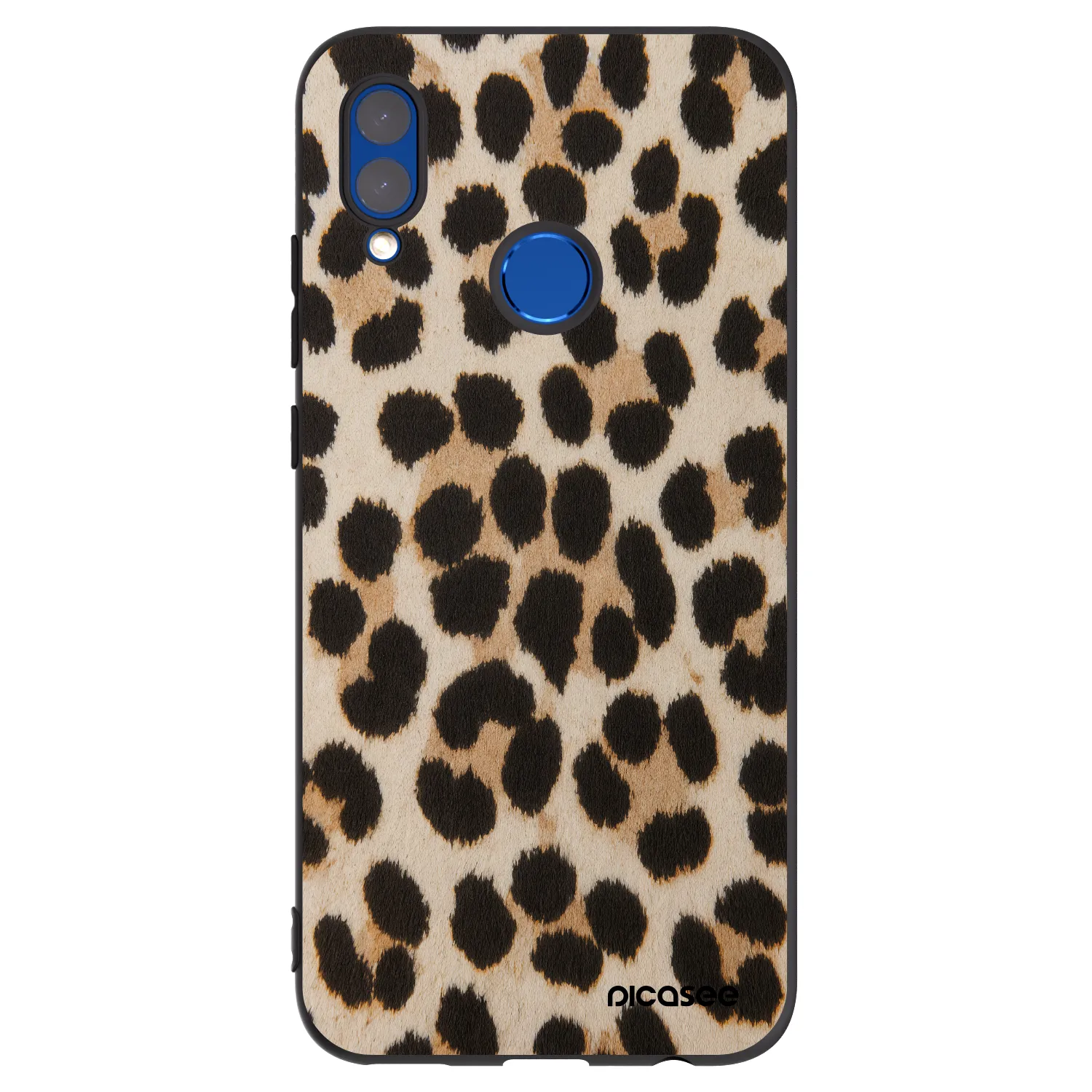 Picasee silikónový čierny obal pre Honor 10 Lite - Brown Tiger