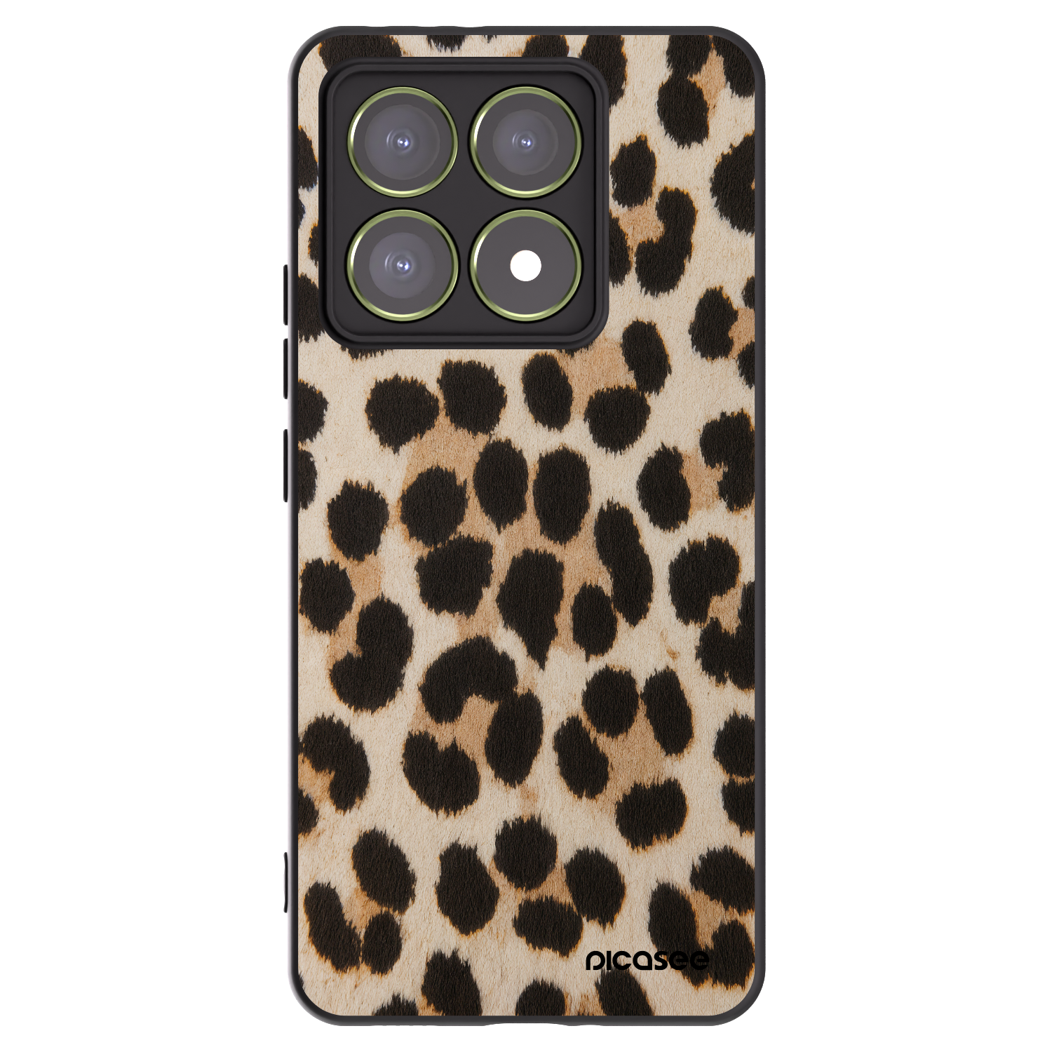 Picasee silikónový čierny obal pre Xiaomi 14T - Brown Tiger