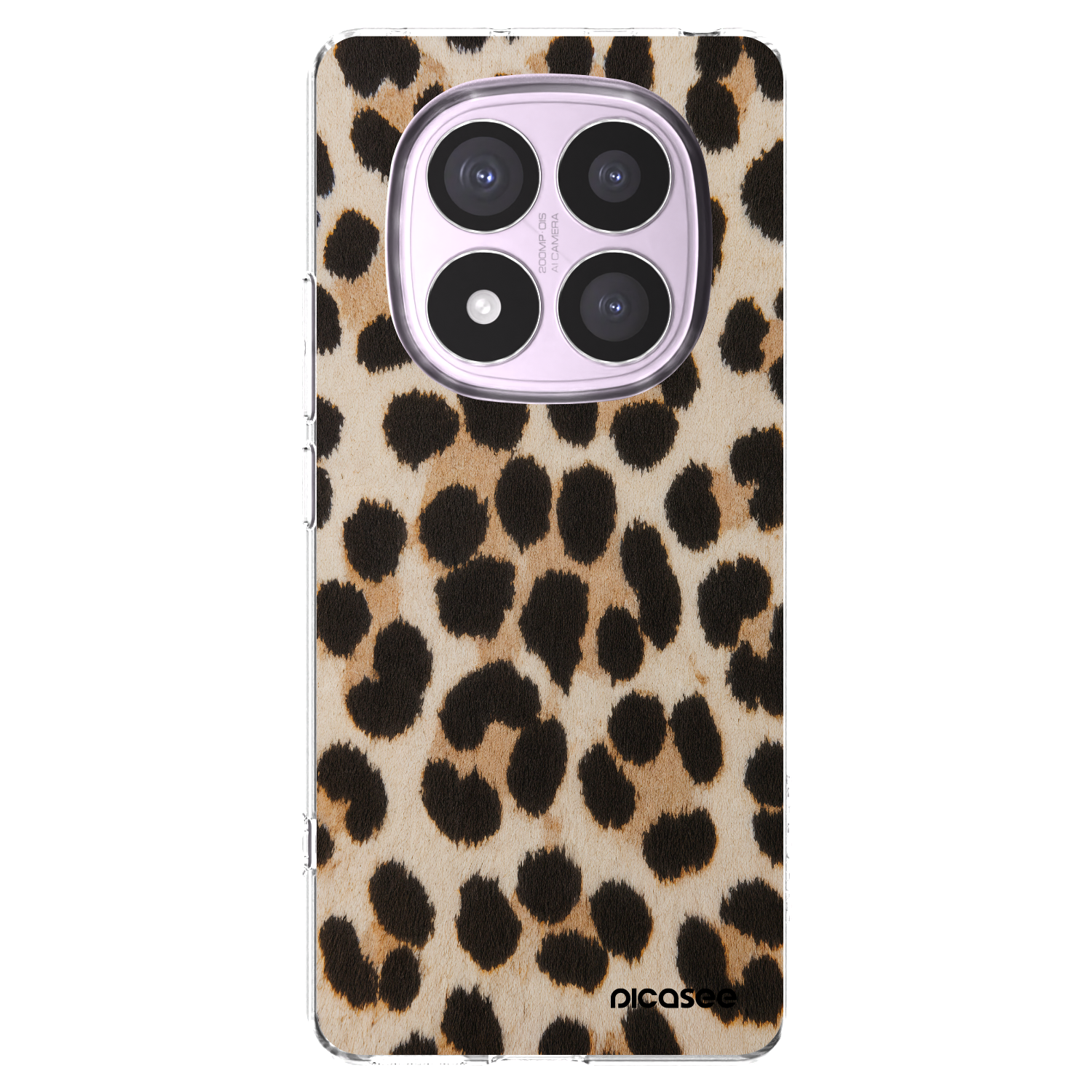 Silikónový prehľadný obal pre Xiaomi Redmi Note 14 Pro 5G - Brown Tiger