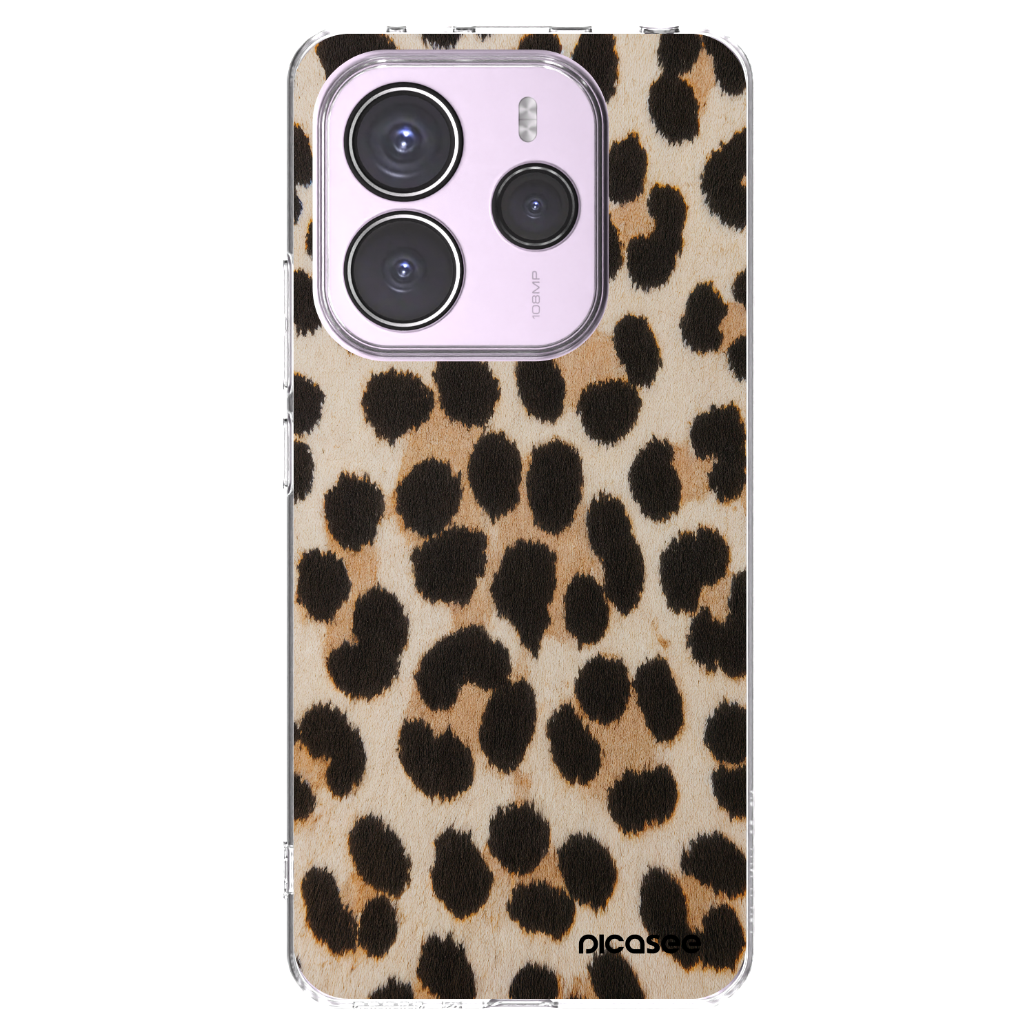 Silikónový prehľadný obal pre Xiaomi Redmi Note 14 5G - Brown Tiger